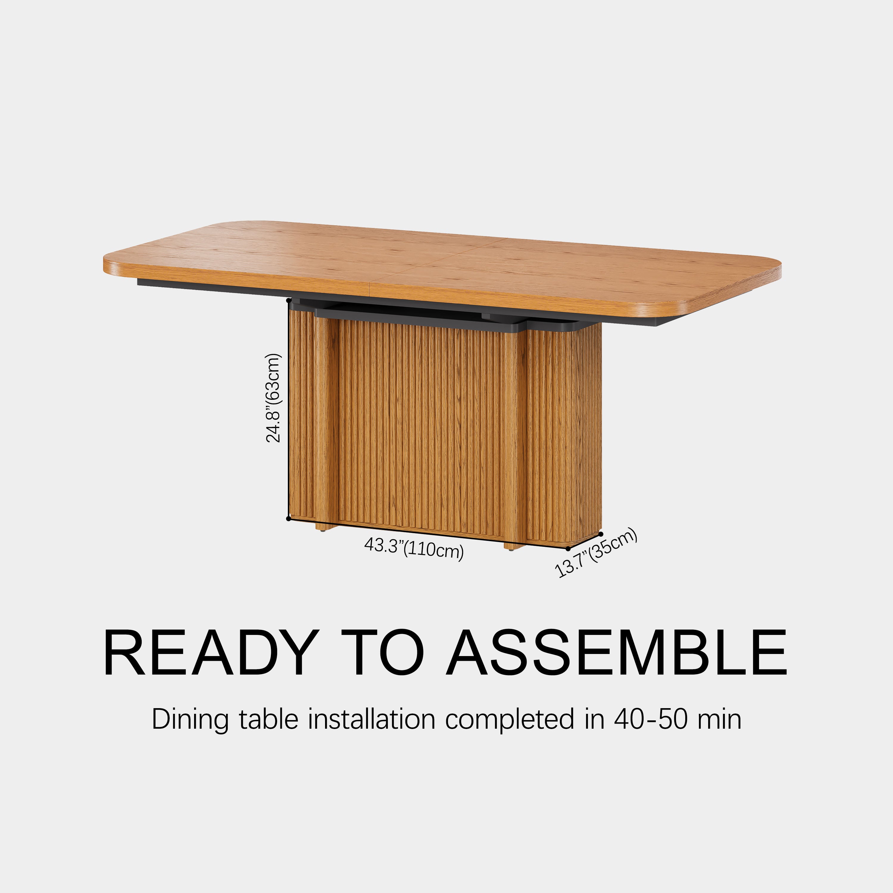 Casey Dining Table 71" To 91"