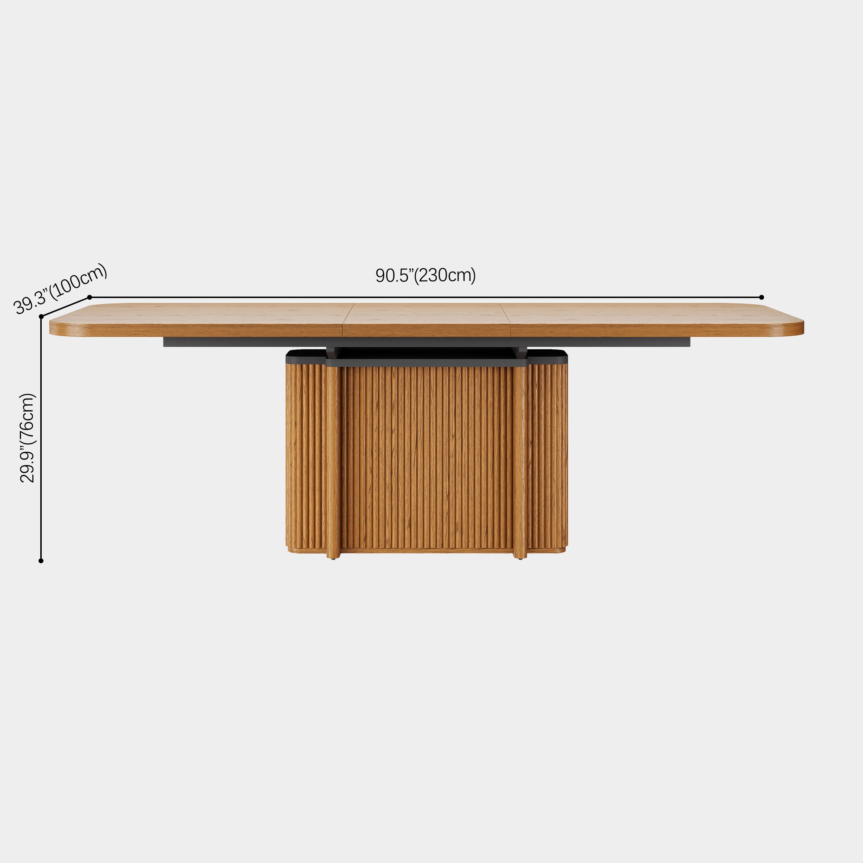 Casey Dining Table 71" To 91"