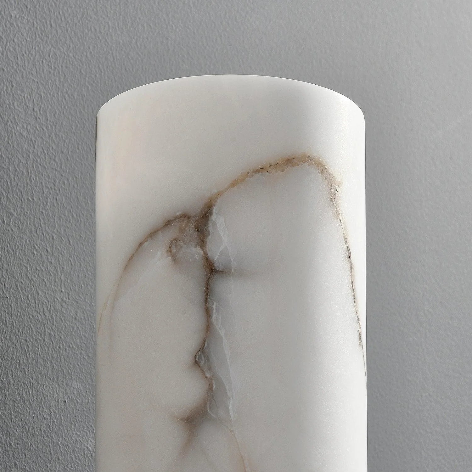 Xelora Alabaster Torch Wall Sconce