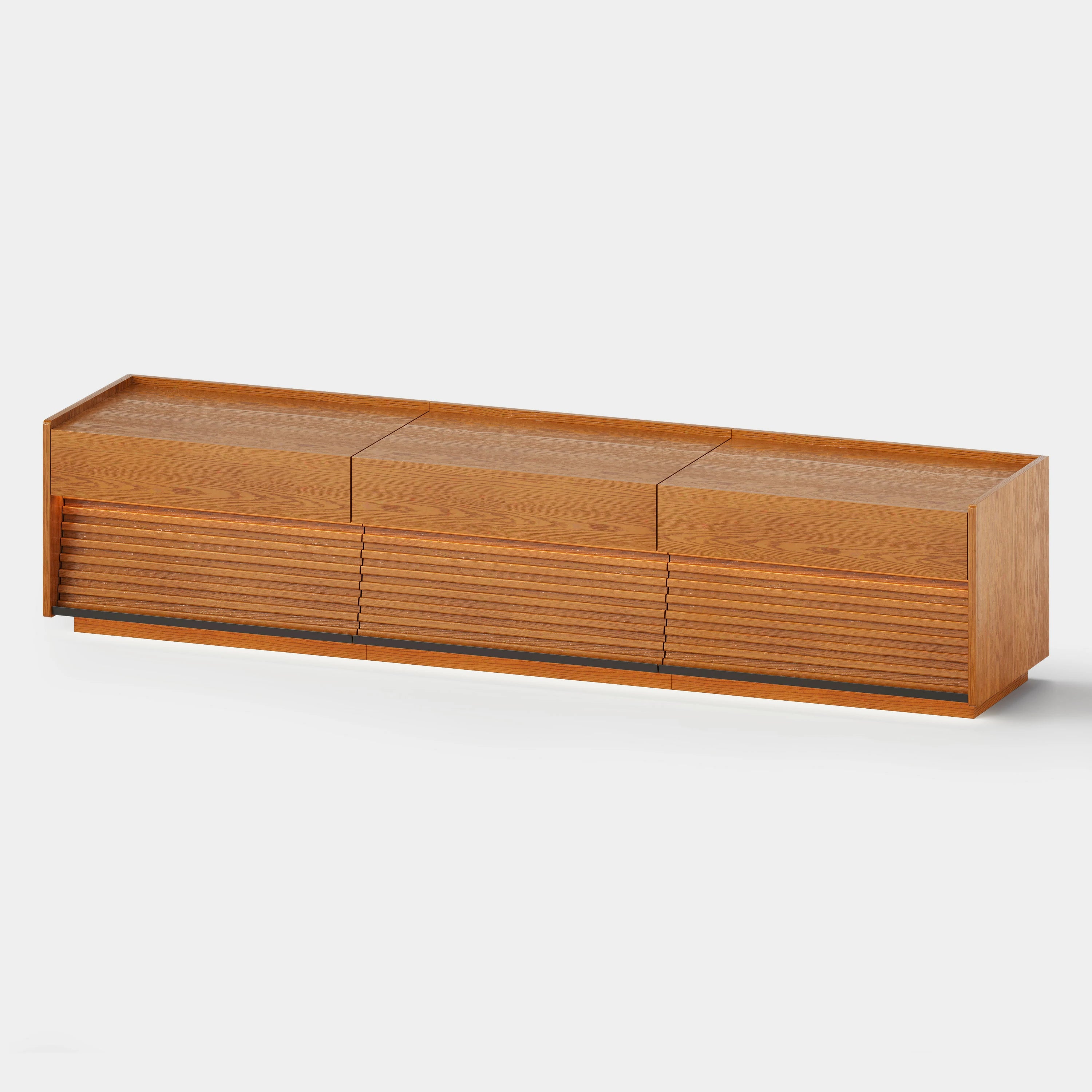 Devon Oak Media Console 71"