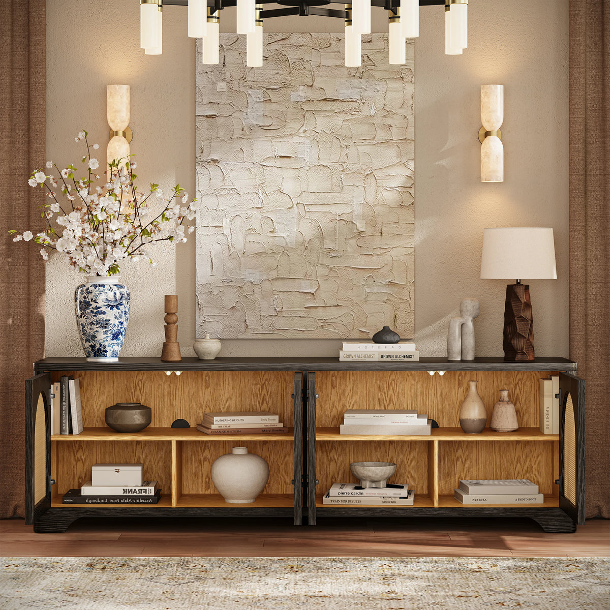 Cory OAK Media Console 80"