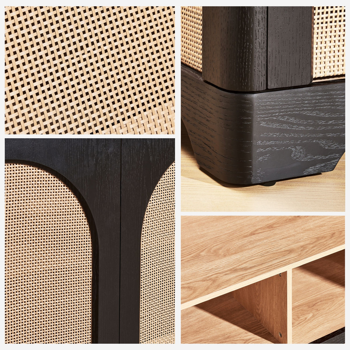Cory OAK Media Console 80"