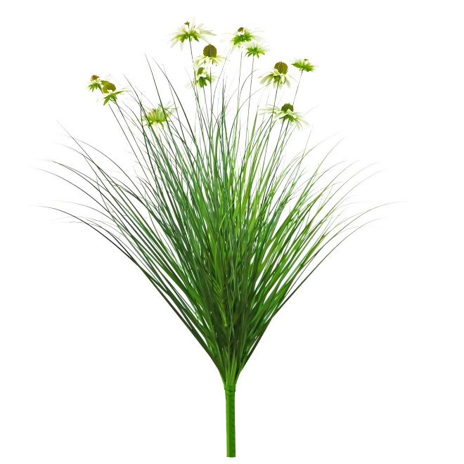 Artificial 11-Head Chrysanthemum Spray 120cm H