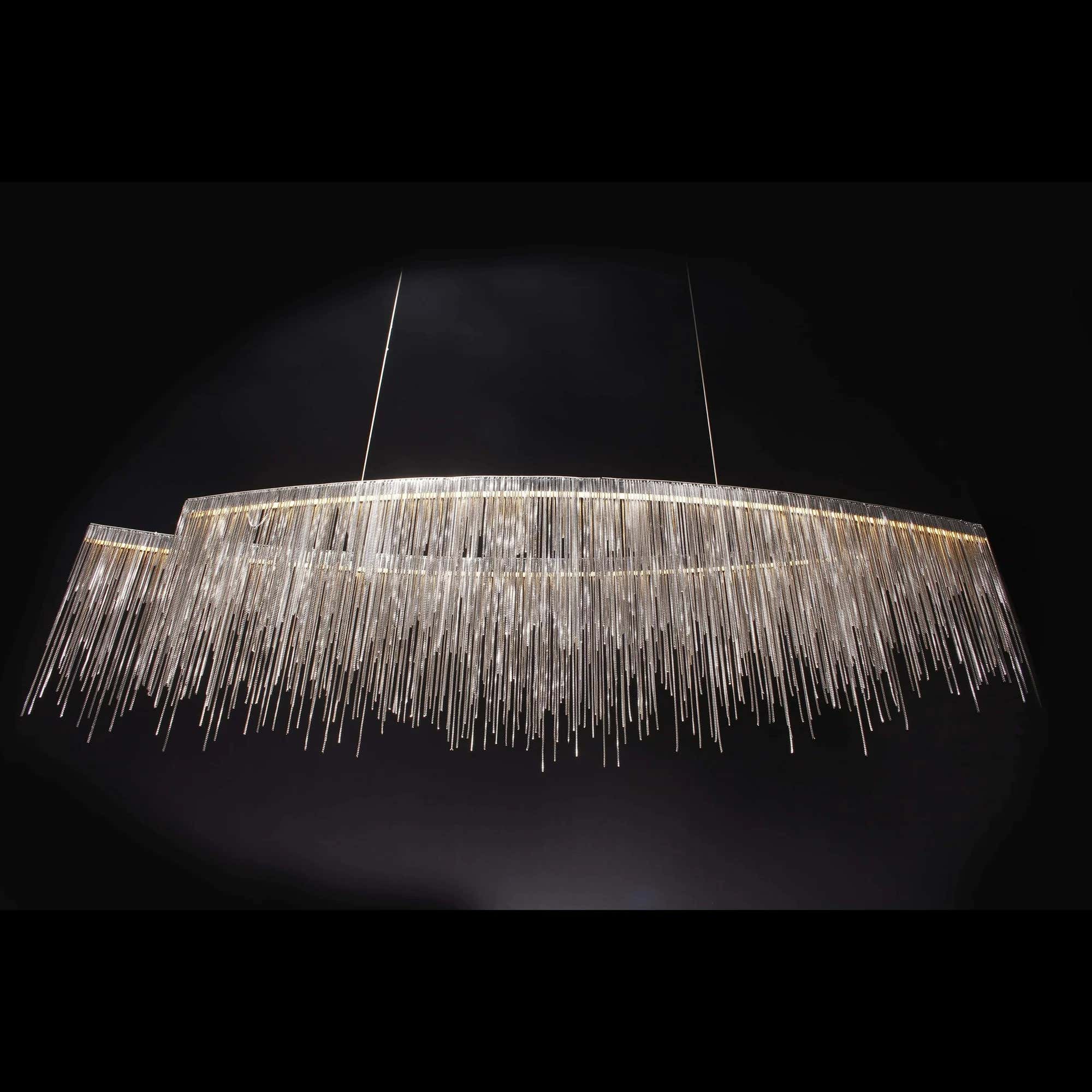 Teresa Cadena Metal Tassel Dining Room Light 120 cm W