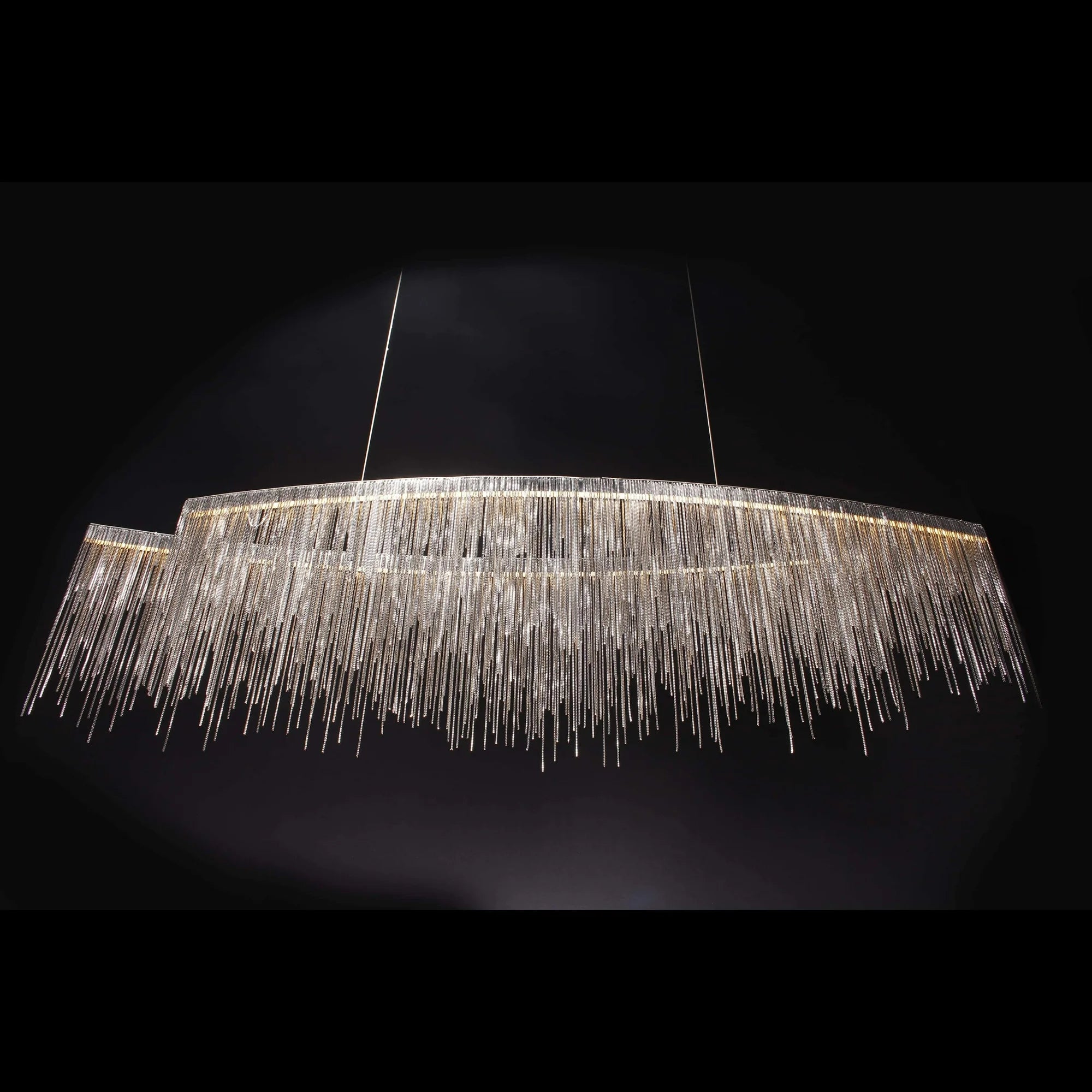 Teresa Cadena Metal Tassel Dining Room Light 120 cm W
