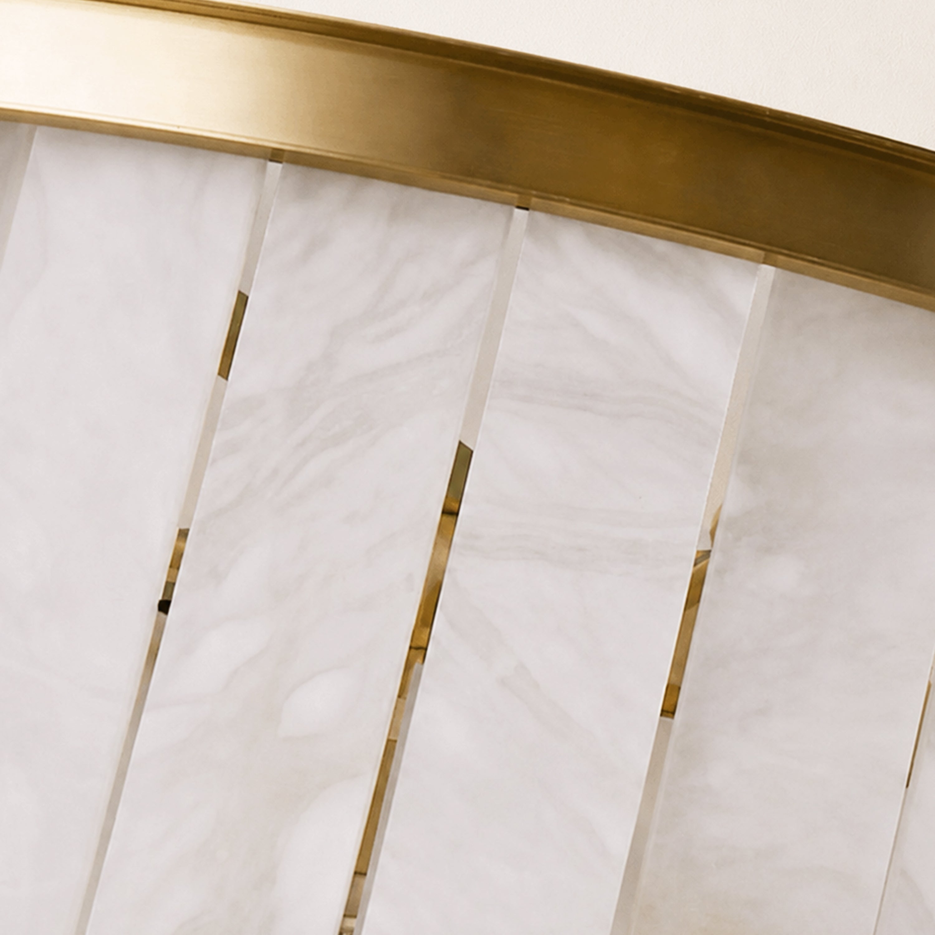 Montrava Alabaster Tiered Round Chandelier