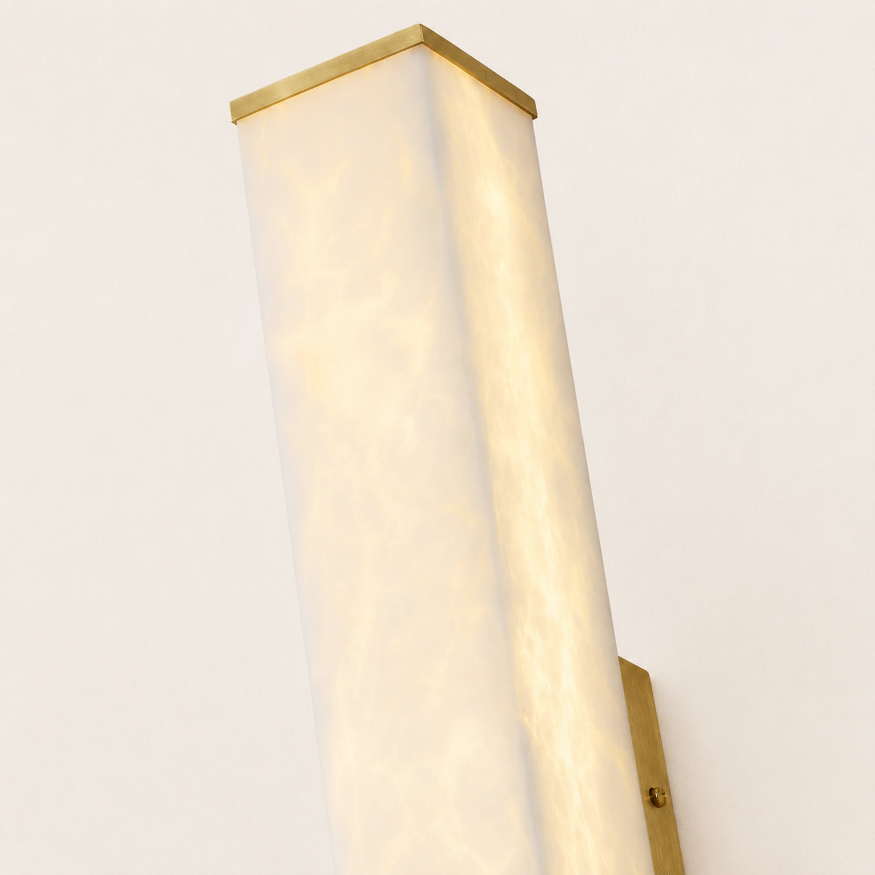 Valoria Alabaster Rectangular Wall Sconce
