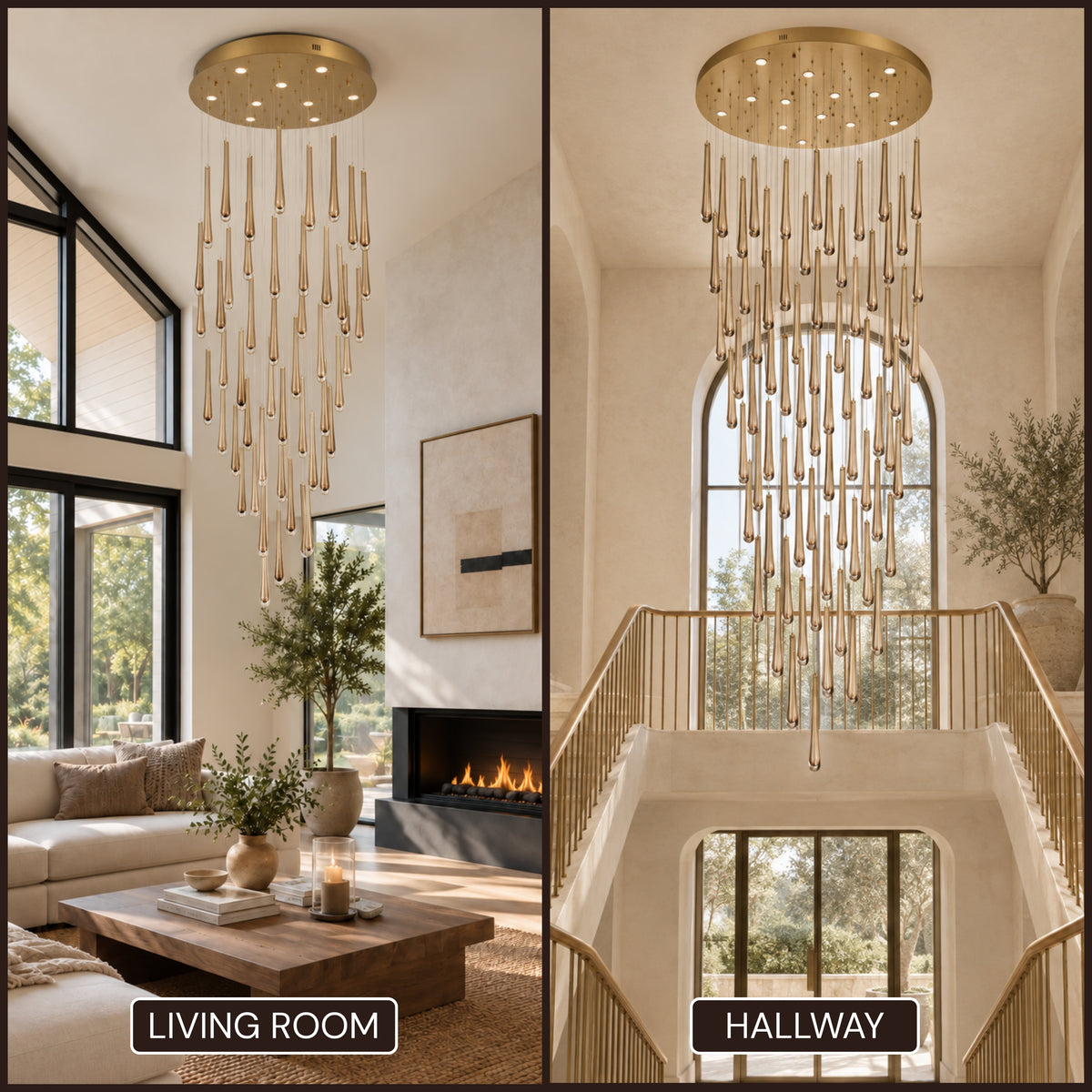 Aurelyn Crystal Round Chandelier 48"D