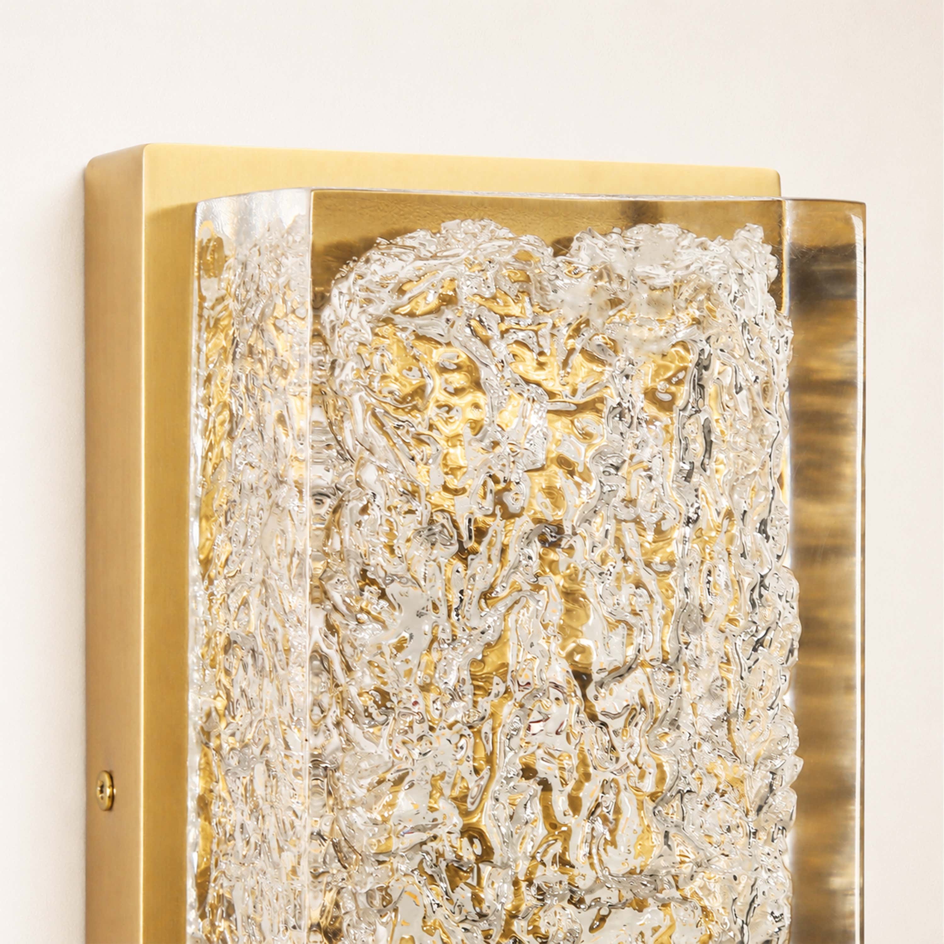 Astris Linear Resin Wall Sconce #Finish_Gold,Size_12.9"