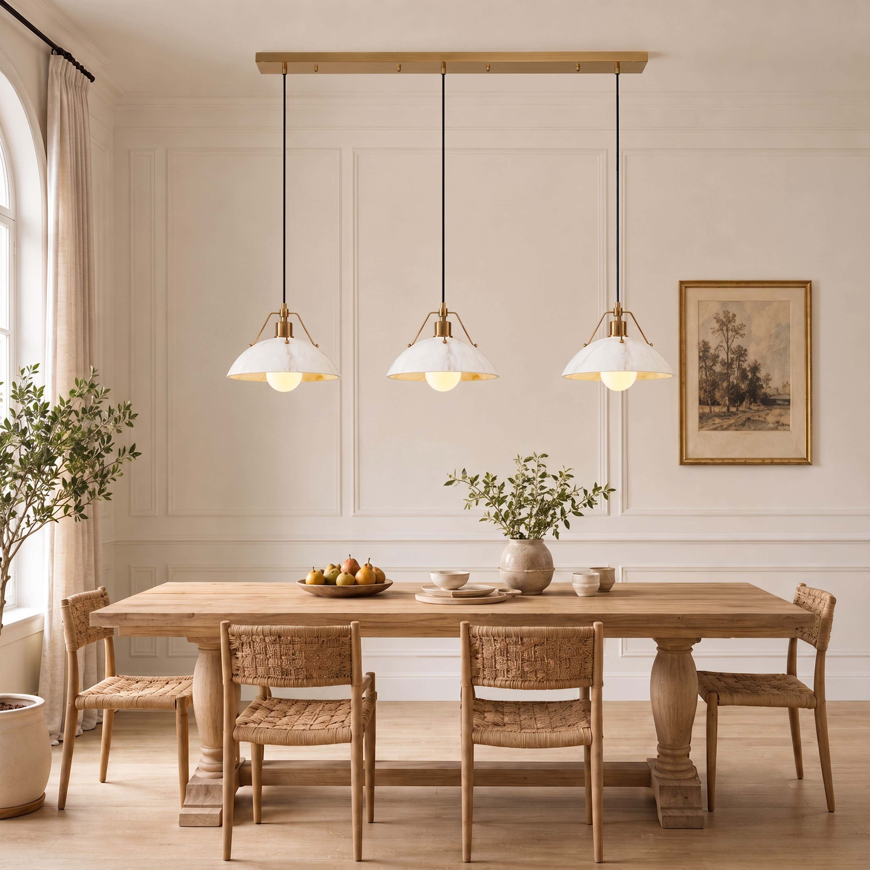 Aurevyn Resin Multi-Light Linear Pendant