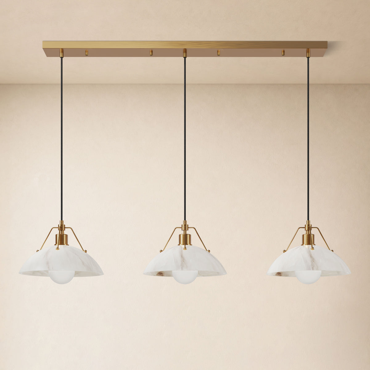 Aurevyn Resin Multi-Light Linear Pendant