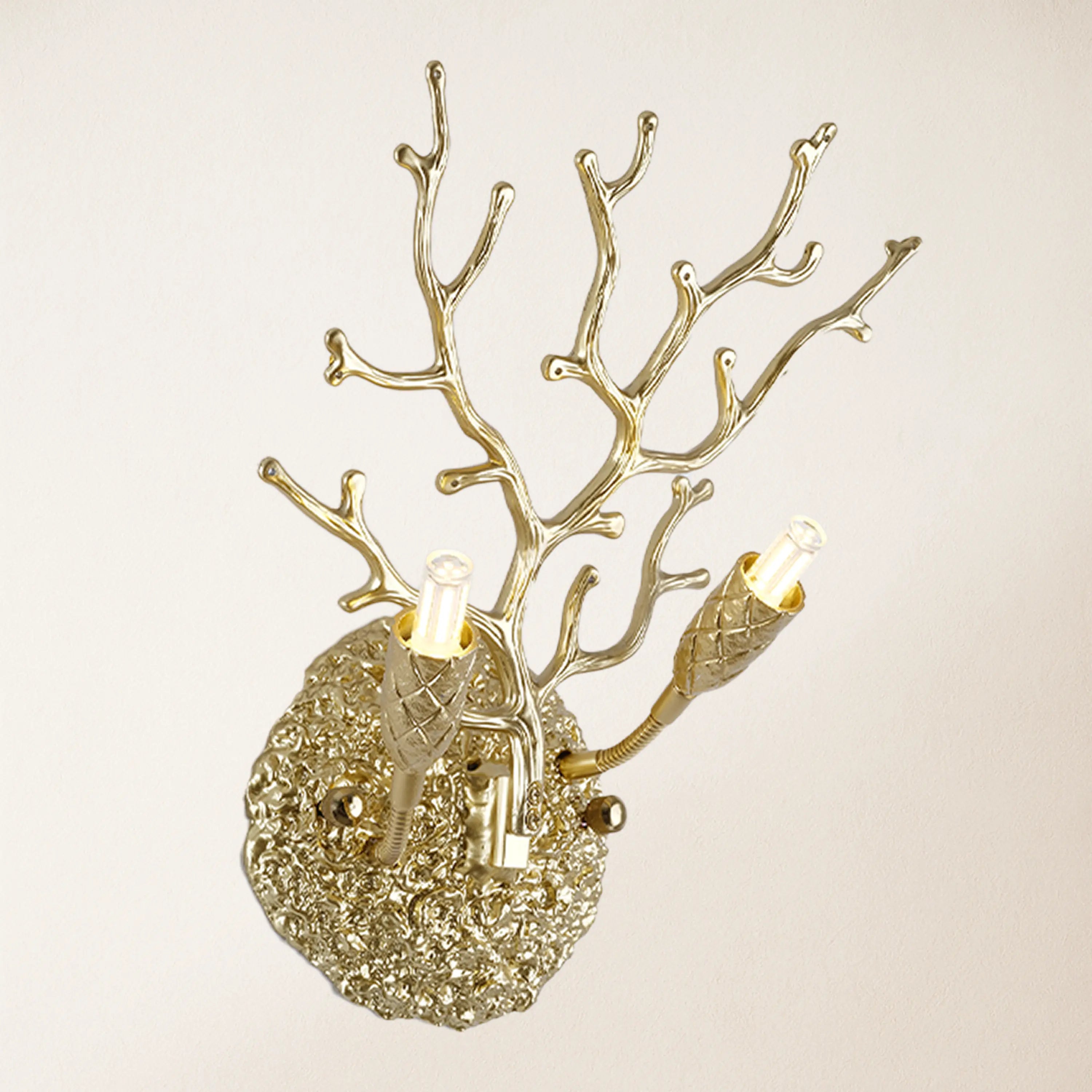 Lustre Branches Crystal Wall Sconce 25cm