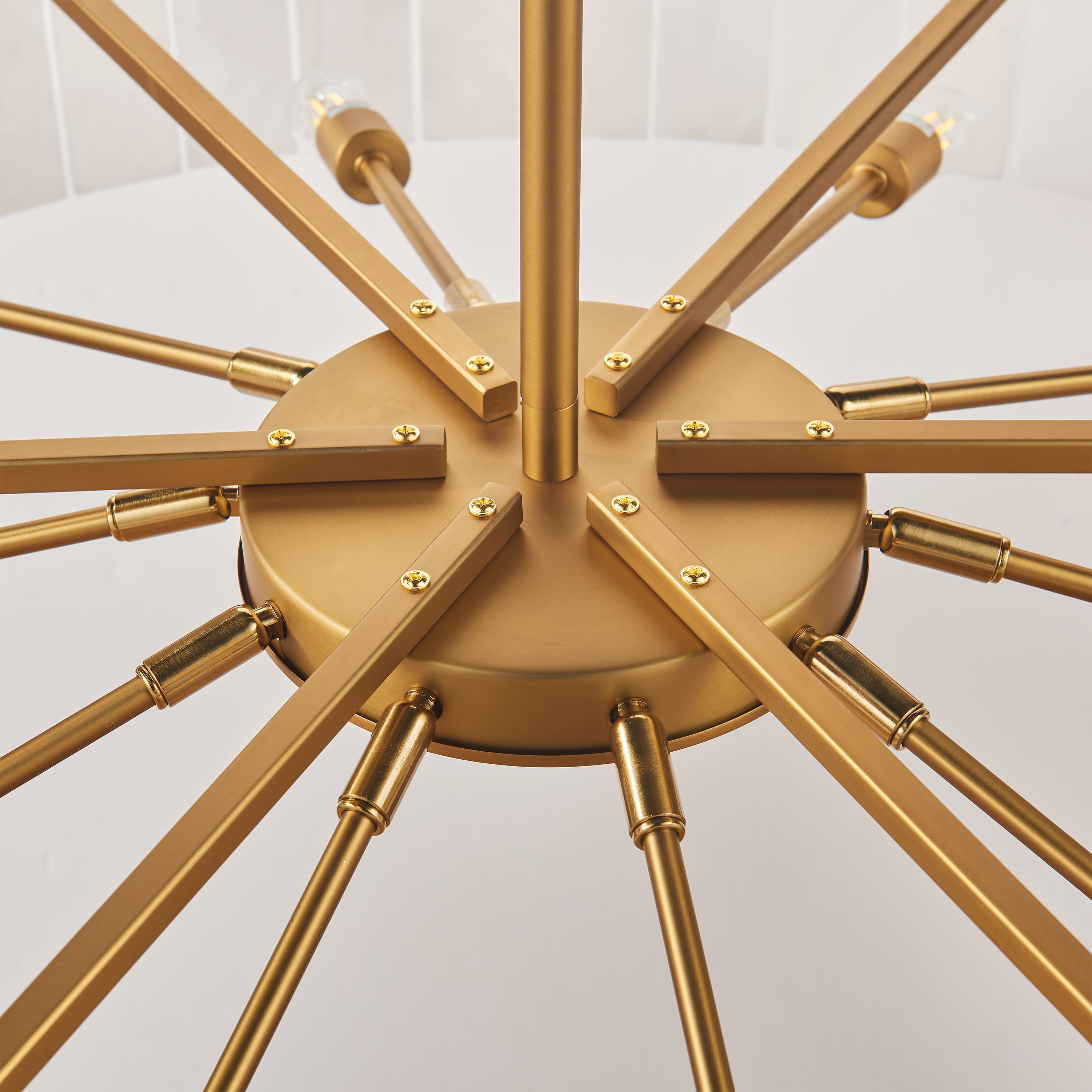 Janina Alabaster Round Chandelier 105cm D