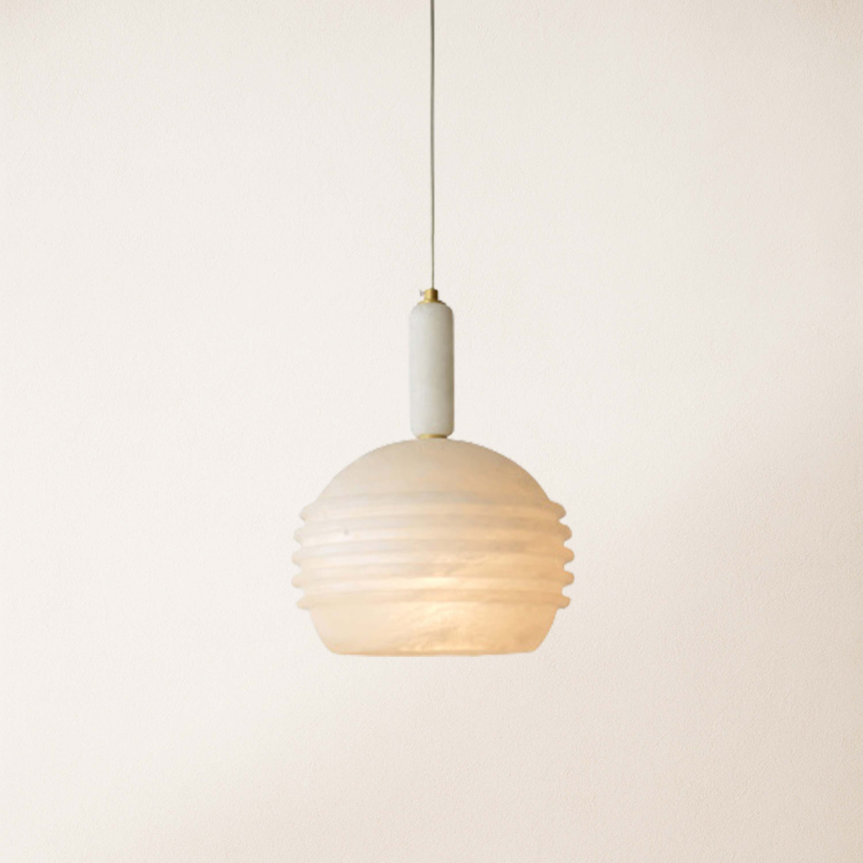 Dadaly Lottia Alabaster Small Art Pendant Light 25cm D