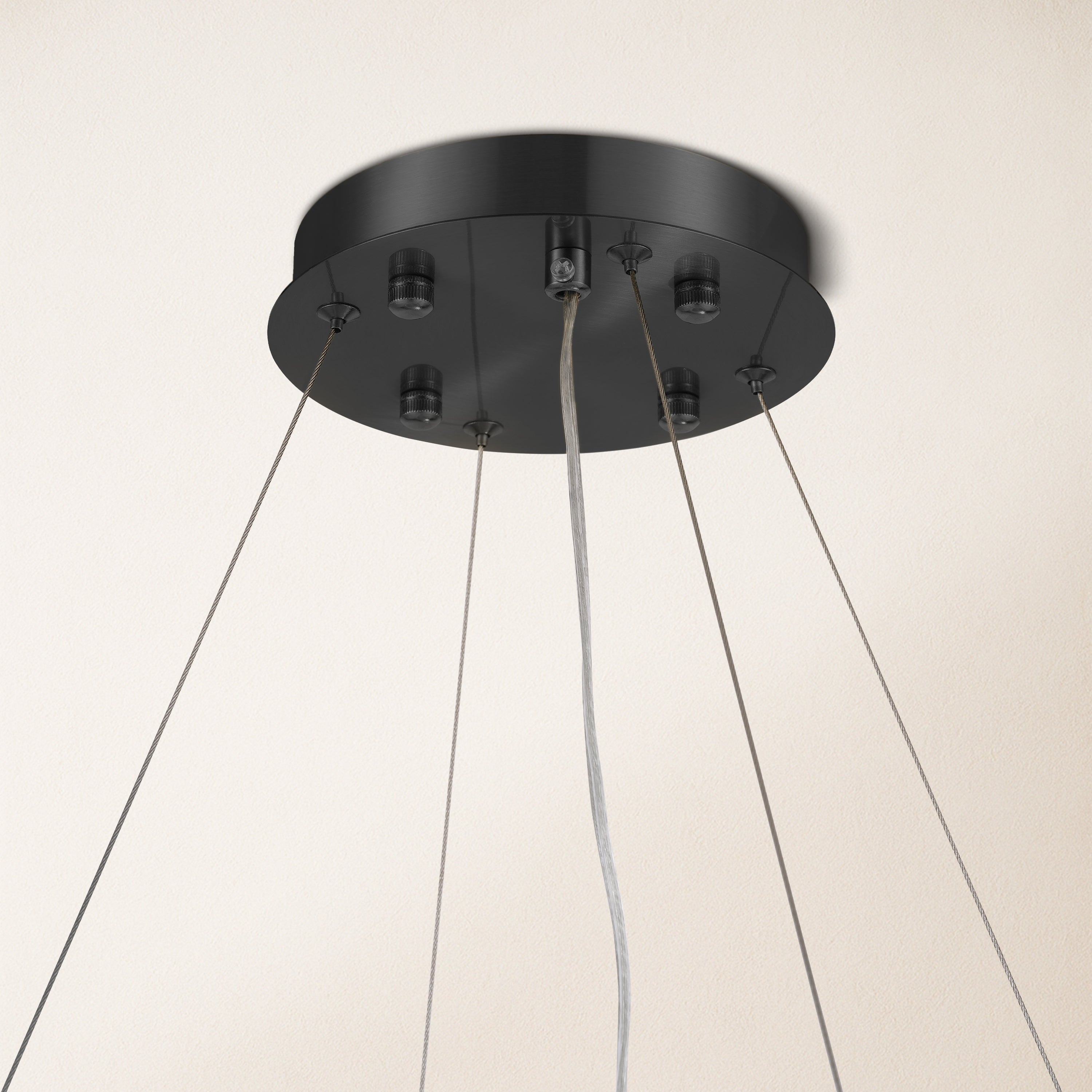 Sawyer Alabaster Round Chandelier 80cm D