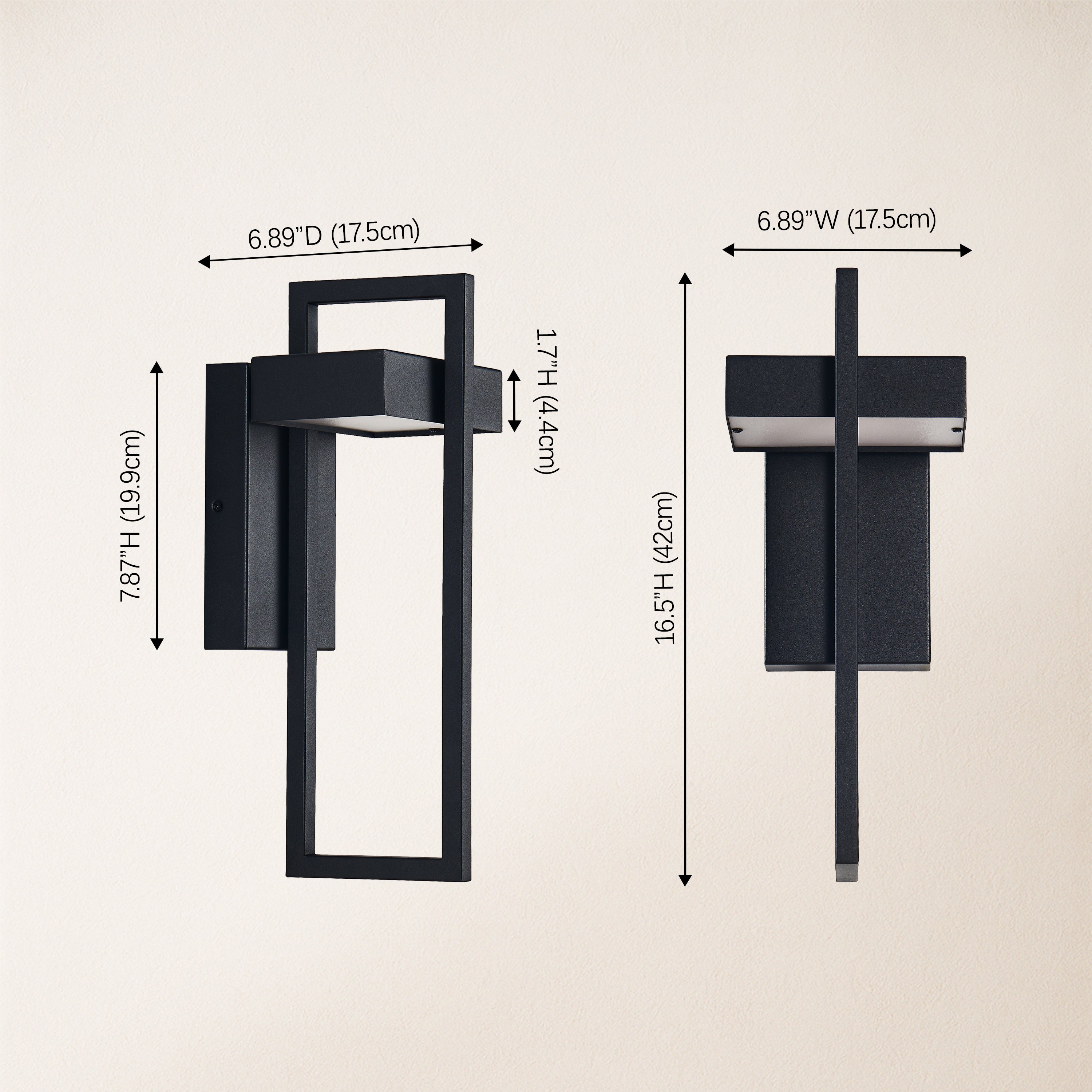 ArcLine Outdoor Wall Sconce 42cm H