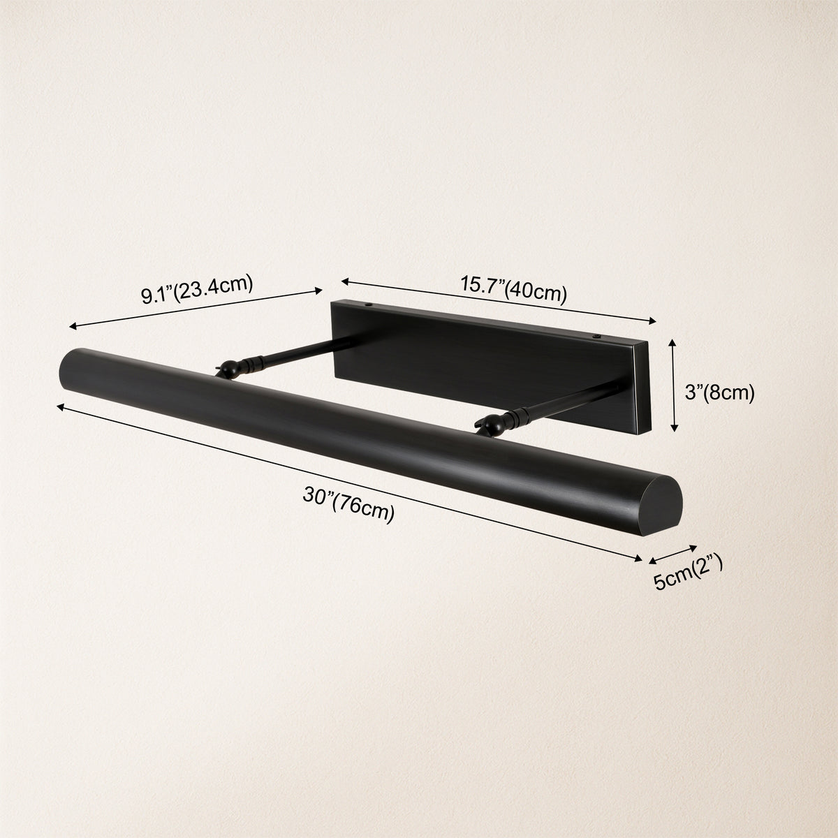 ArtGlow Picture Light Wall Sconce 76cm W