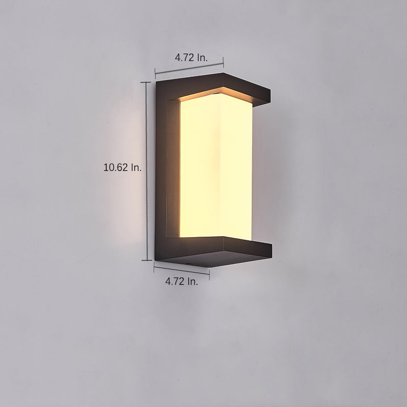 Infinityx Geometric Waterproof Outdoor Wall Light