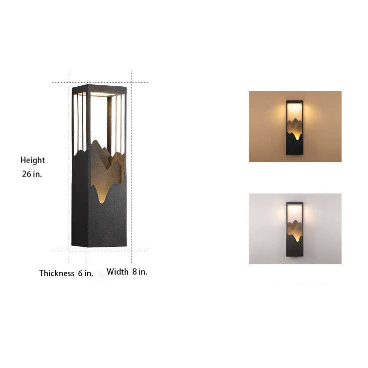 Terranea Mountain Scenery Outdoor Wall Light