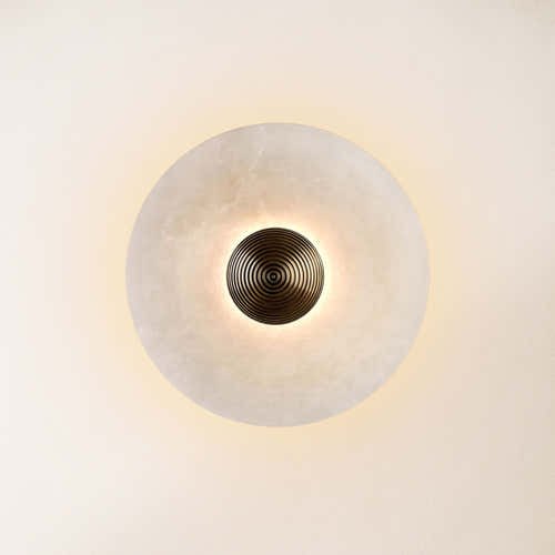 Miles Alabaster Wall Lamp 25cm D