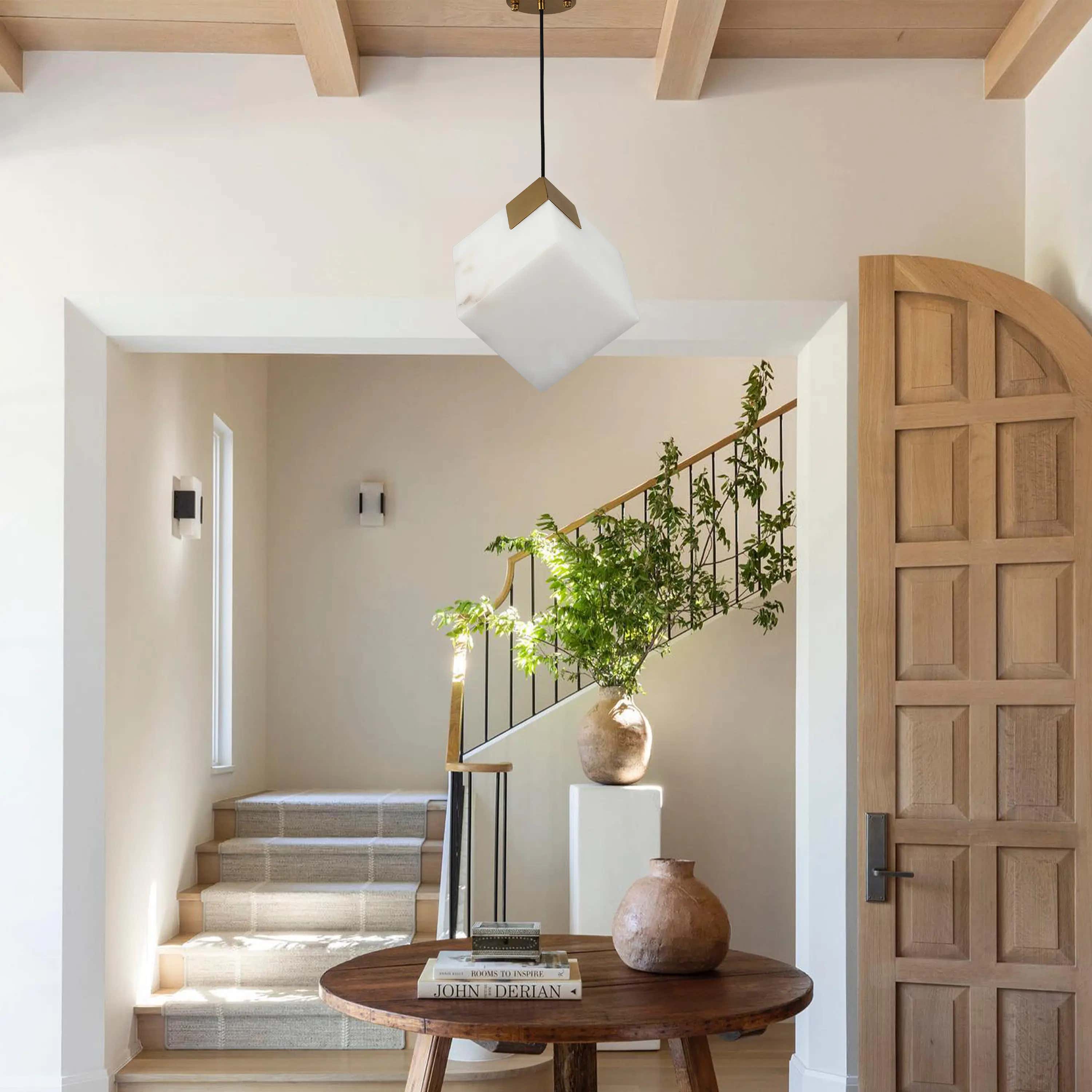 Dave Alabaster Pendant Light 10cm D