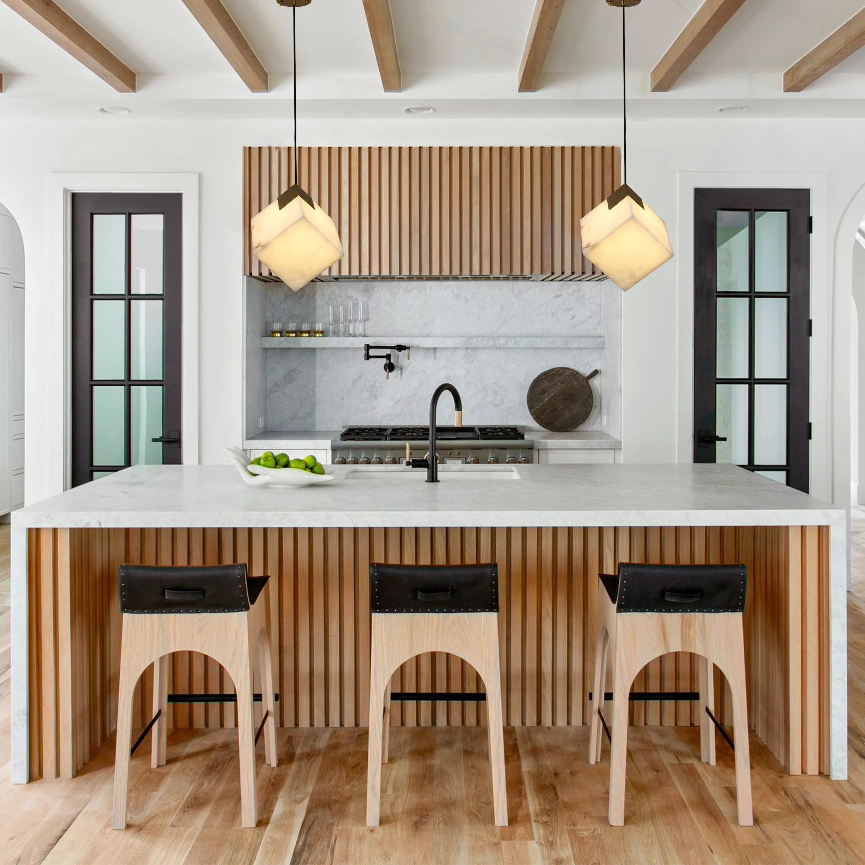 Dave Alabaster Pendant Light 10cm D