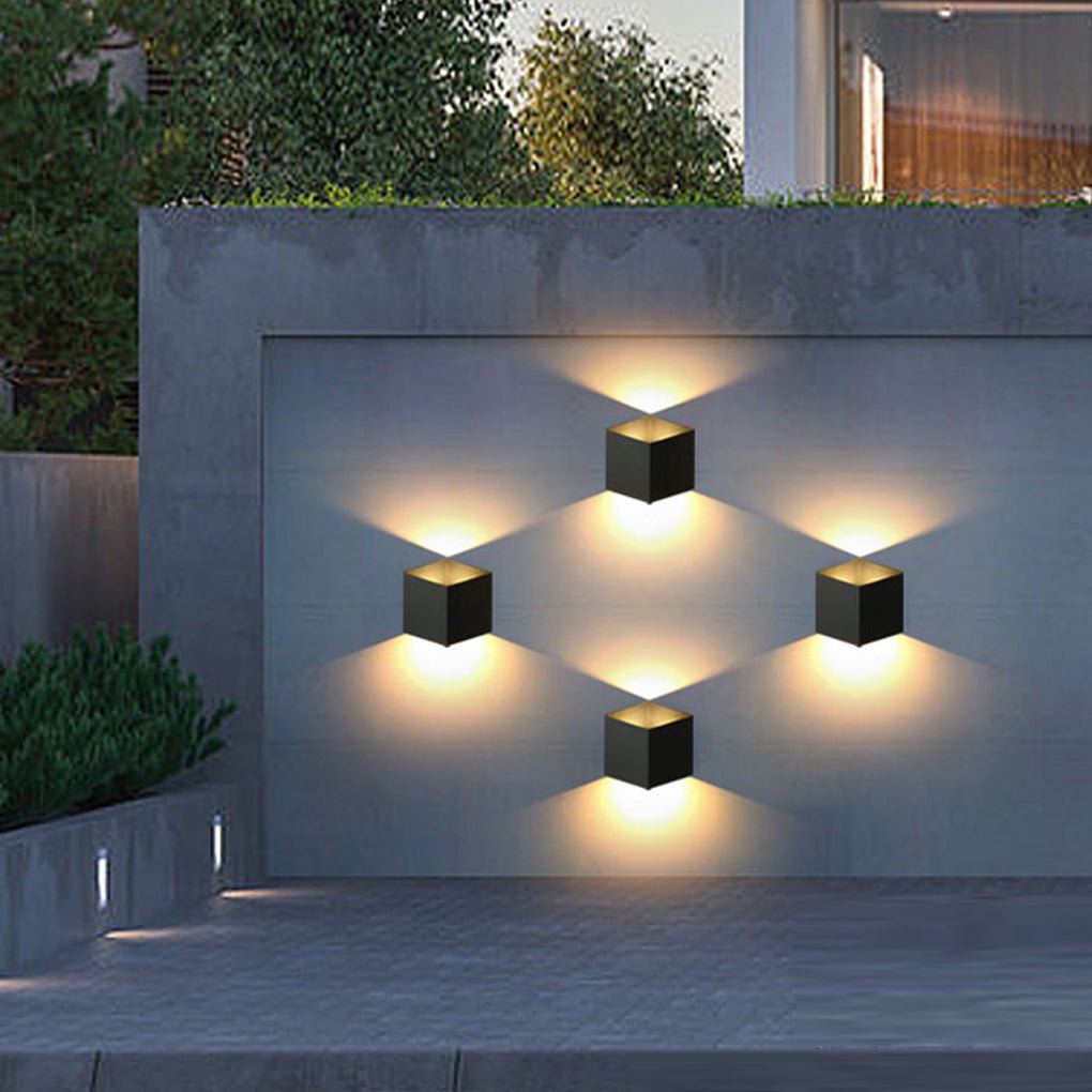 Monolith Square Outdoor Up Down Wall Light