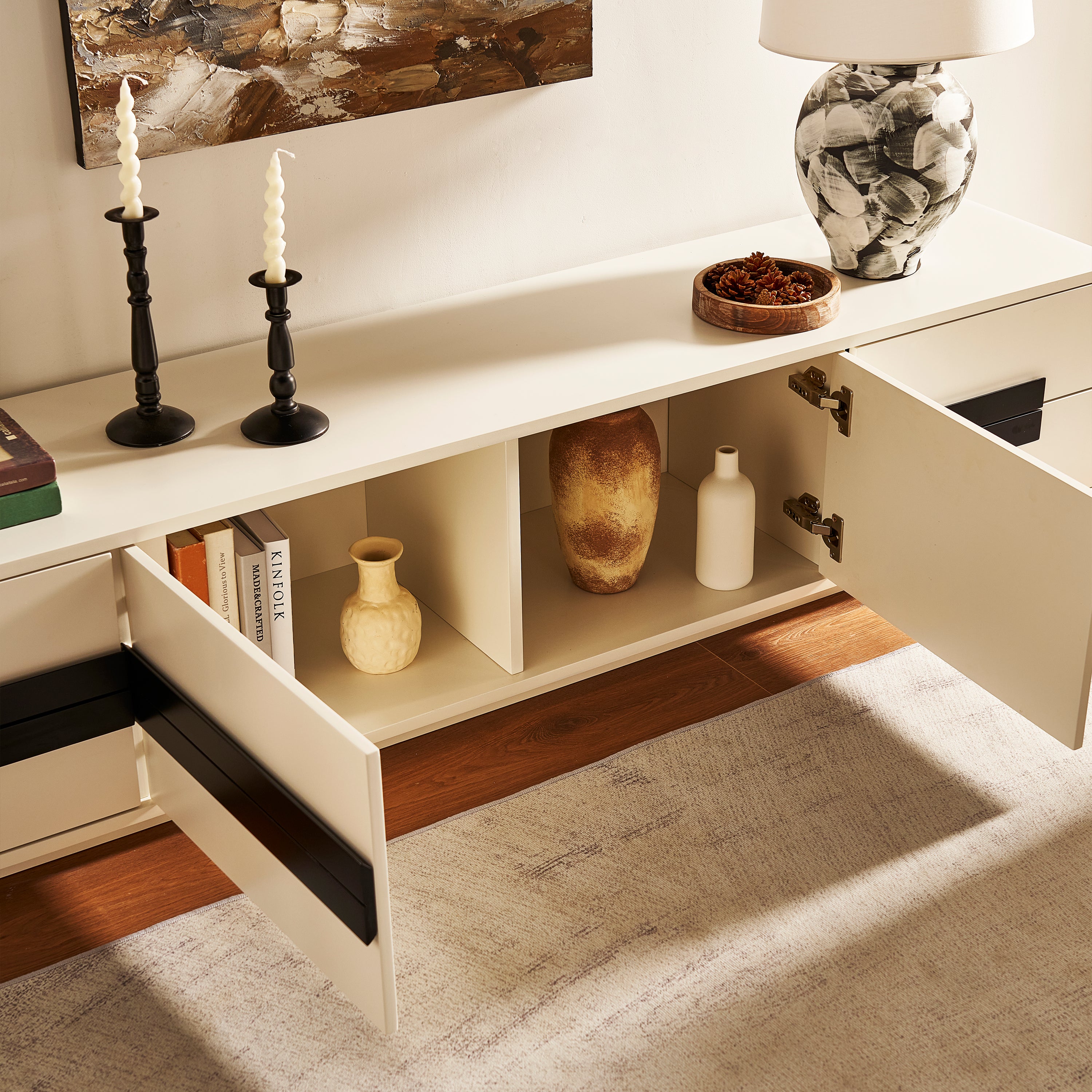 Soren Media Console  80" W