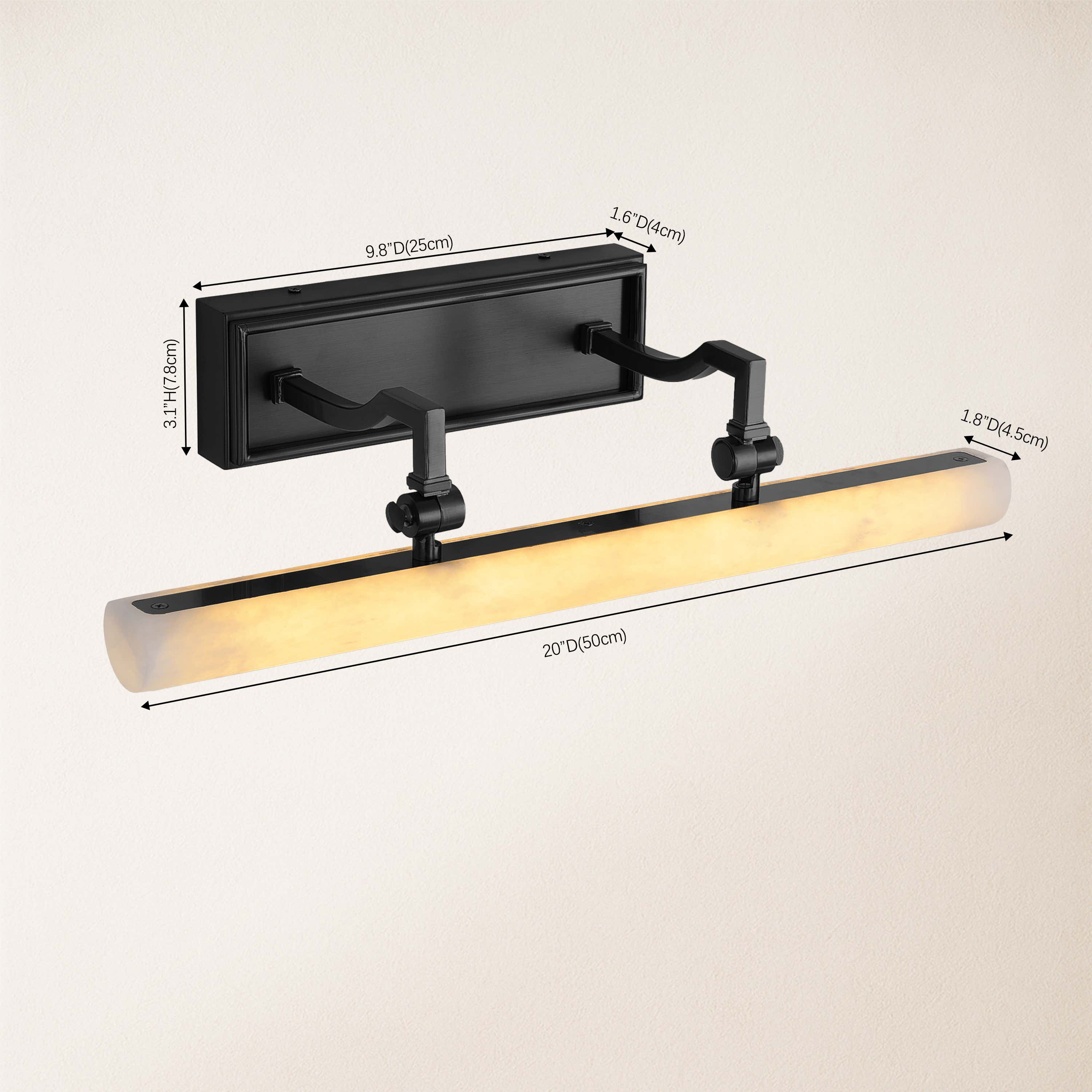 Nimbus Alabaster Picture Light 50cm