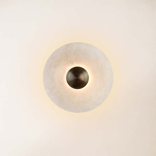 Miles Alabaster Wall Lamp 20cm D