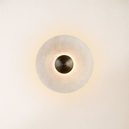 Miles Alabaster Wall Lamp 20cm D