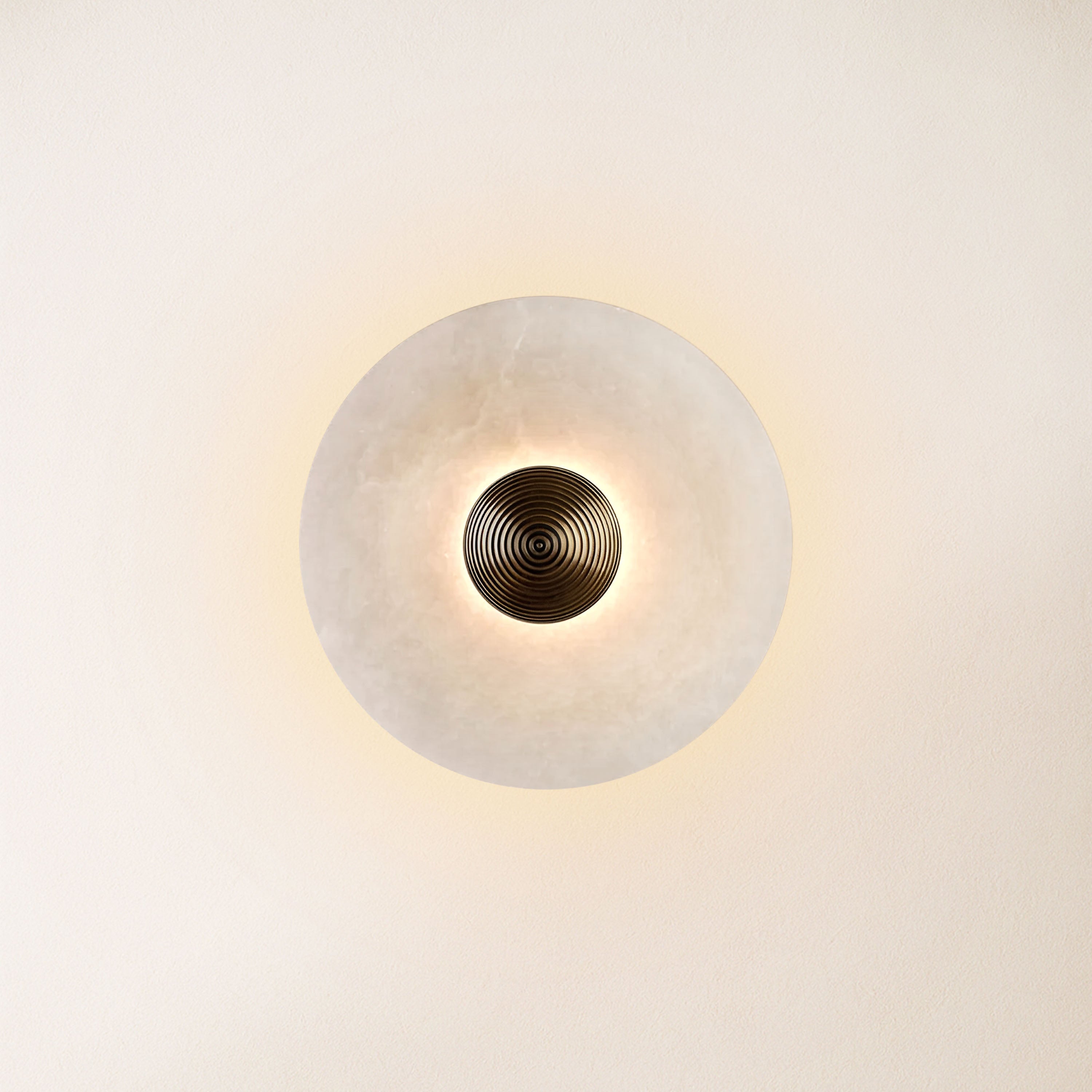 Miles Alabaster Wall Lamp 20cm D