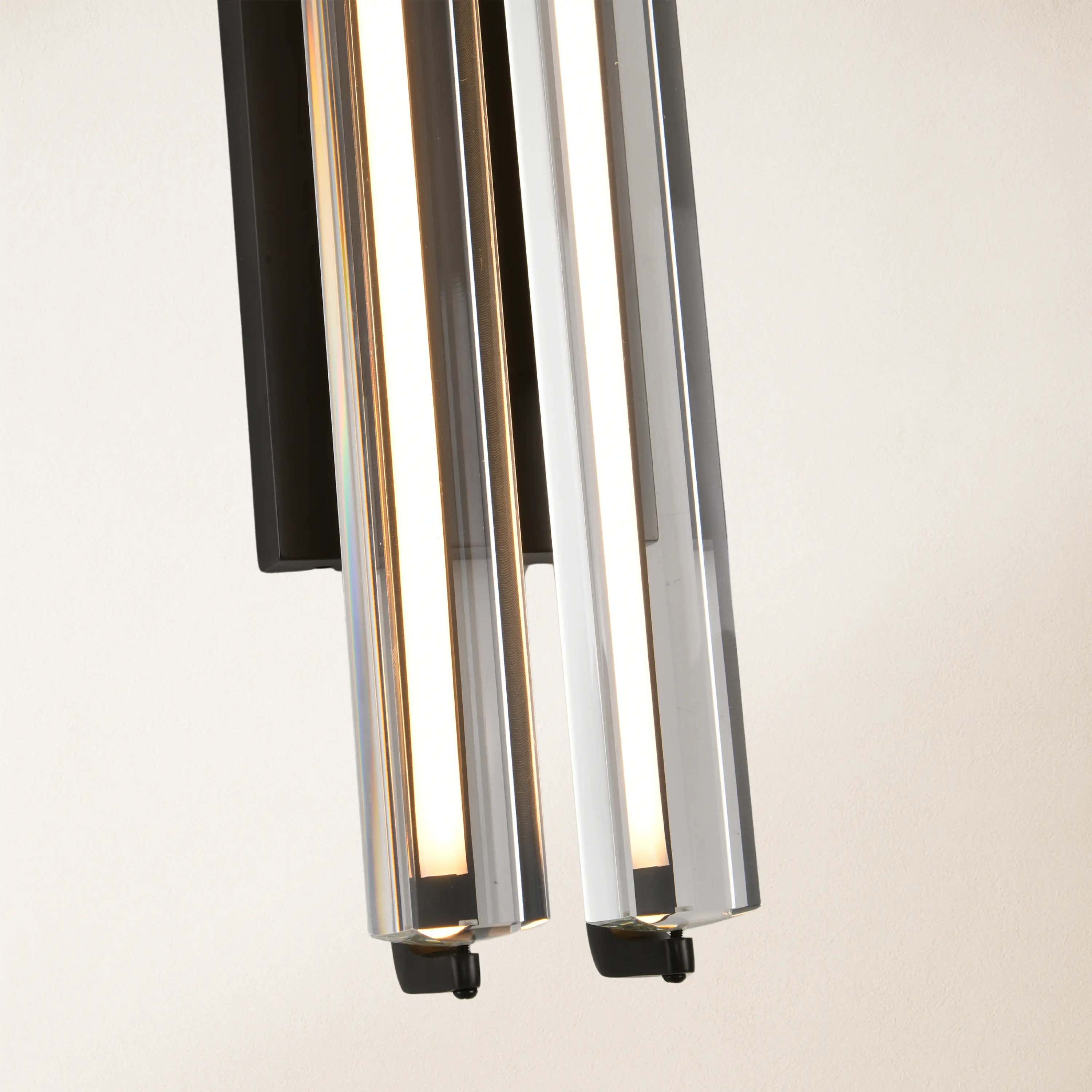 Clara Glow Crystal Double Wall Sconce 19"