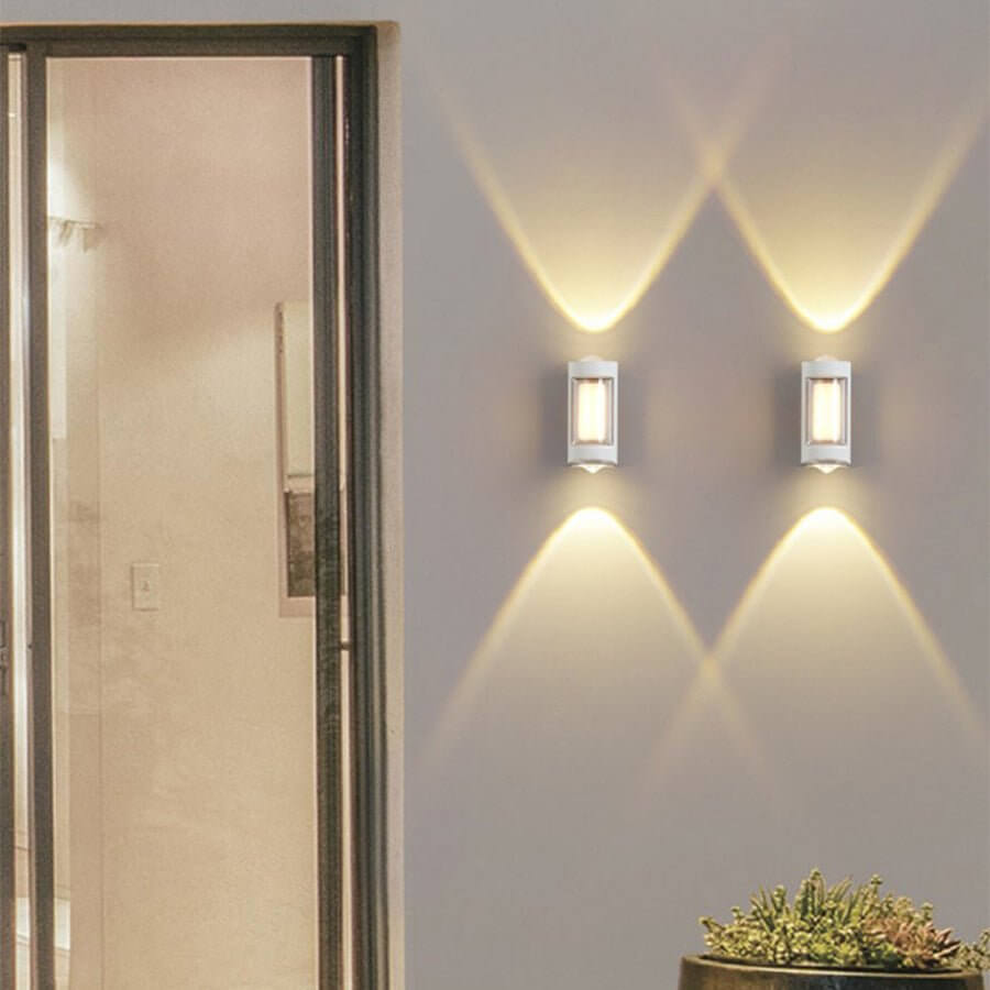 Crystyr Outdoor Up Down Wall Light