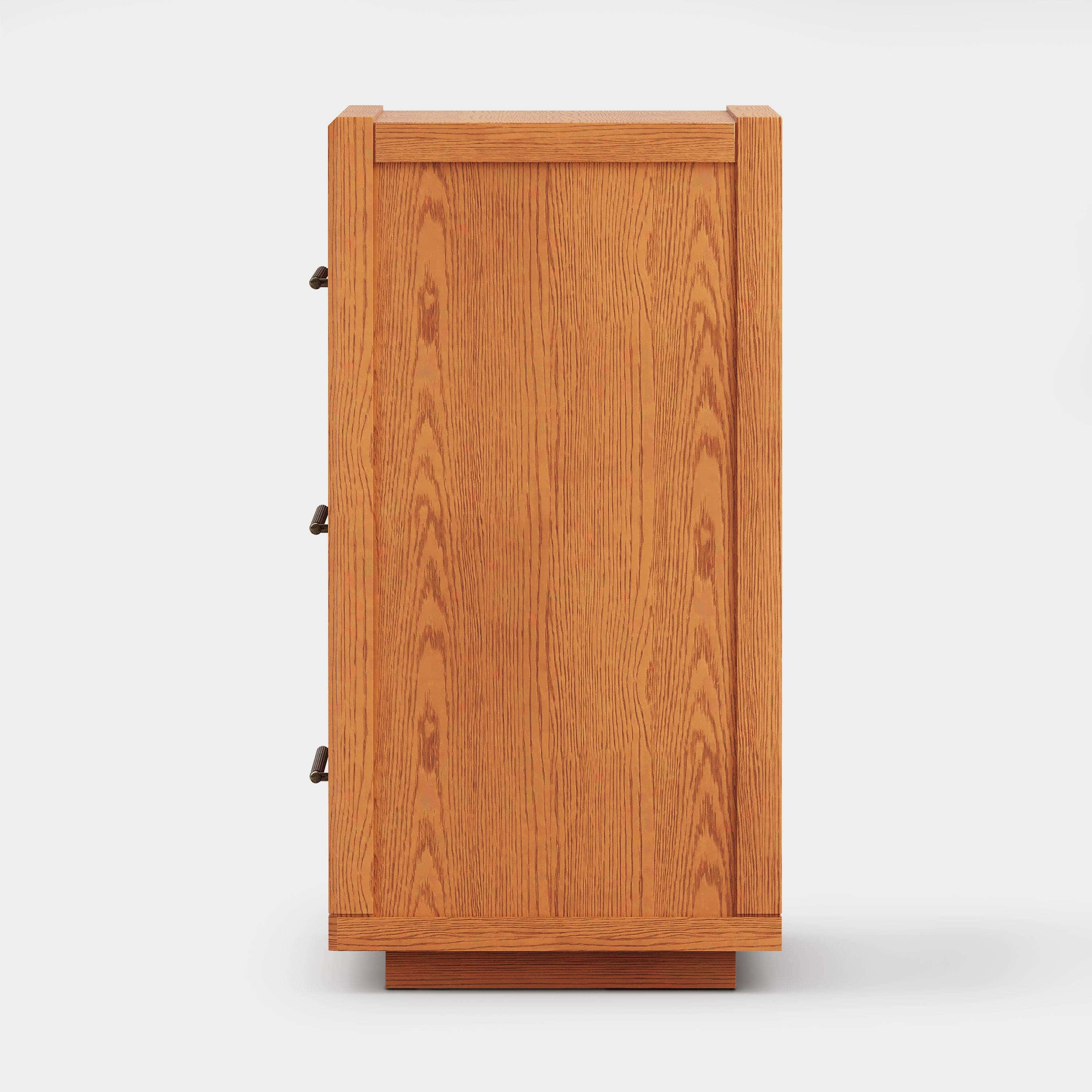 Alvar 32″ Oak 3-Drawer Chest