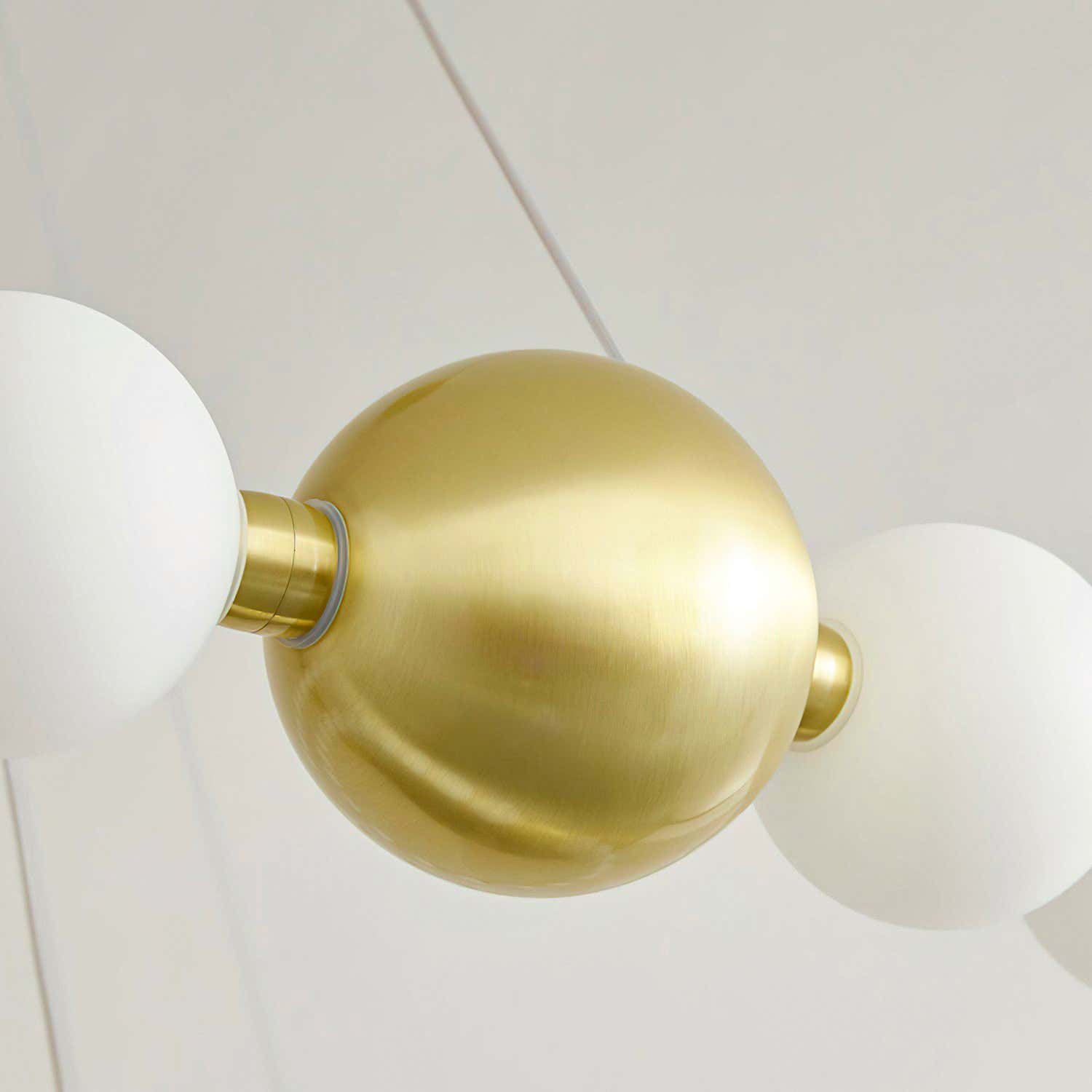 Velora Pearl Bead Round Chandelier 102cm D