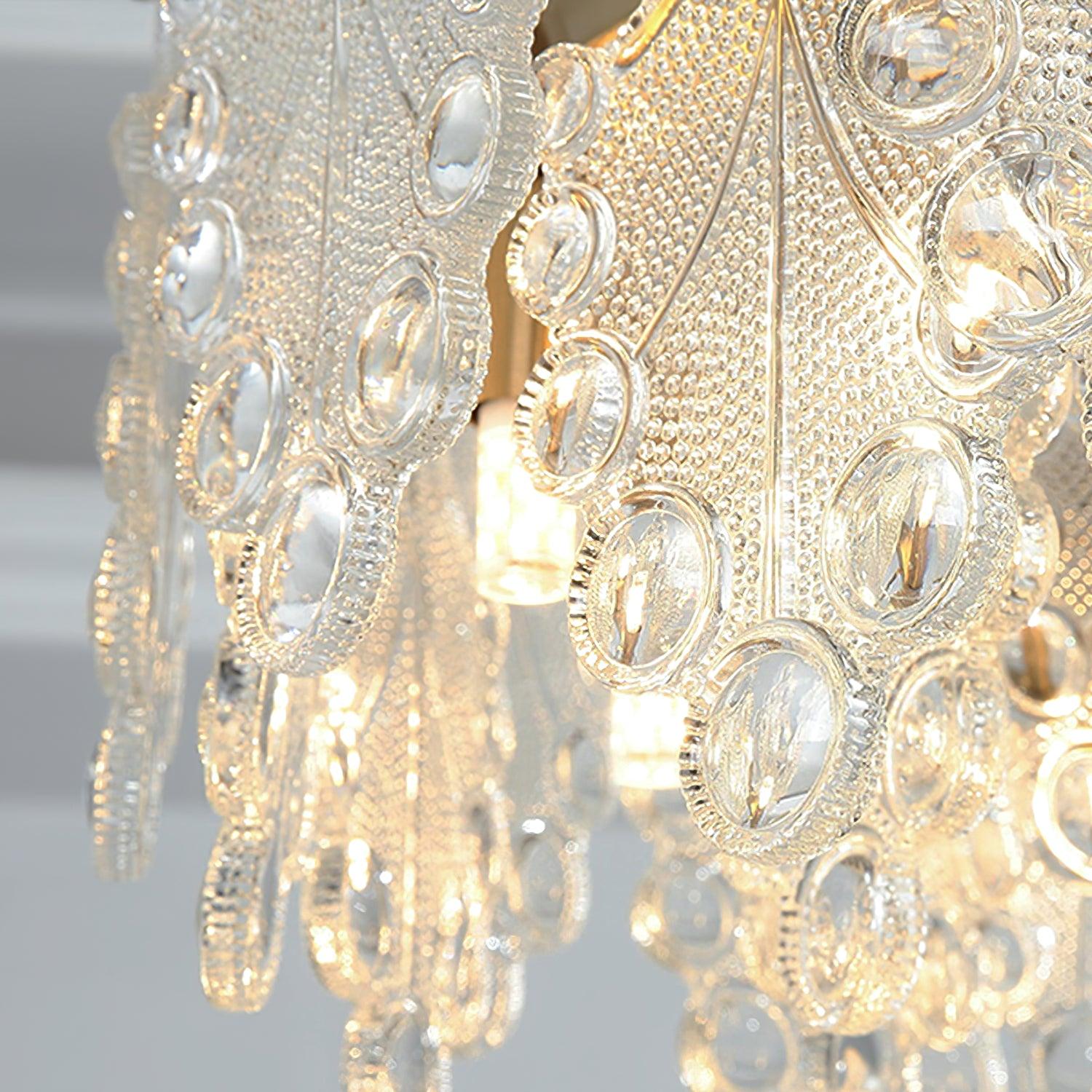 Veliora Layered Glass Chandelier