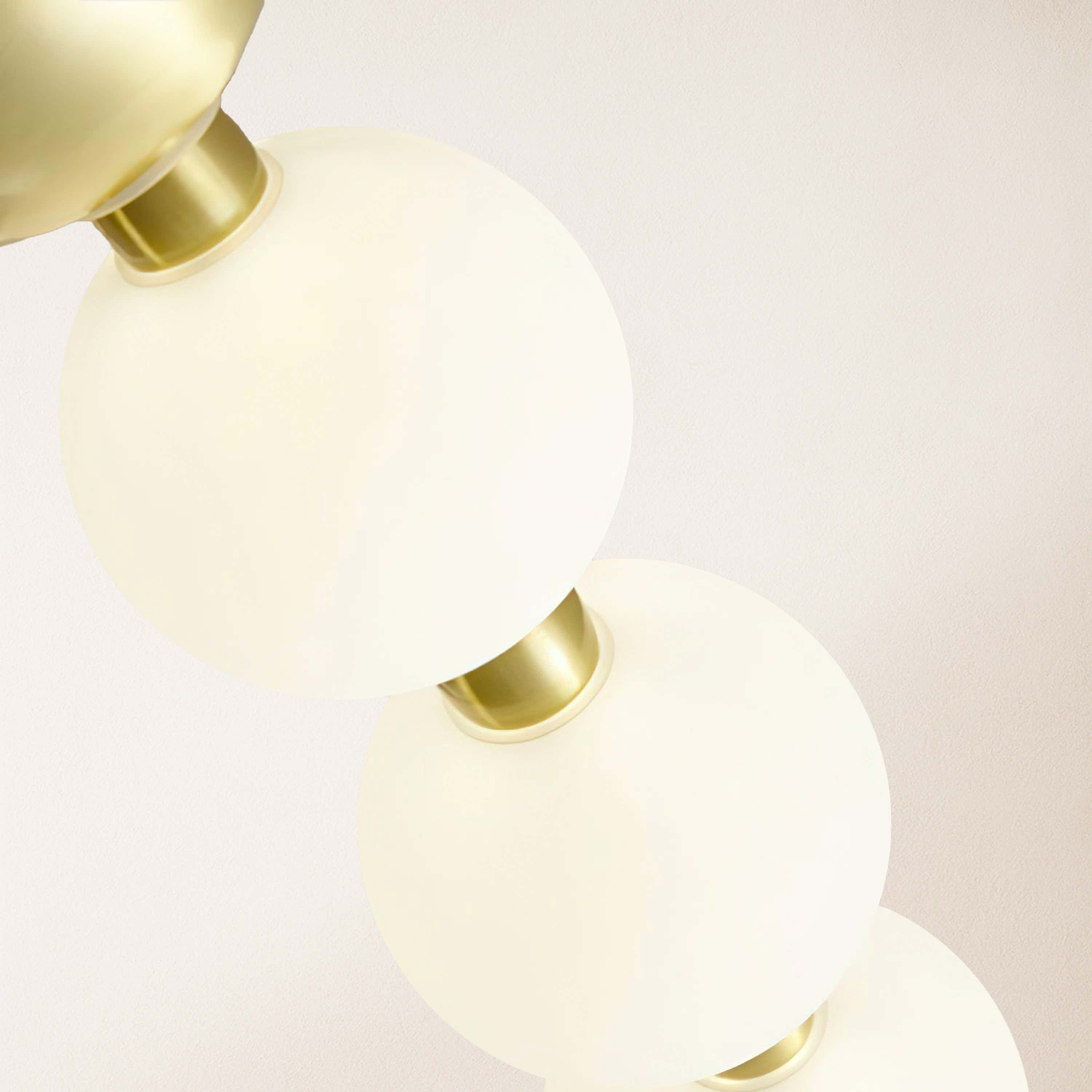 Velora Pearl Bead Round Chandelier 102cm D
