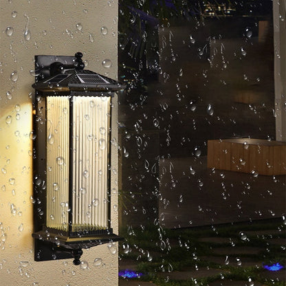 Prismyn IP65 Waterproof Solar Outdoor Wall Light