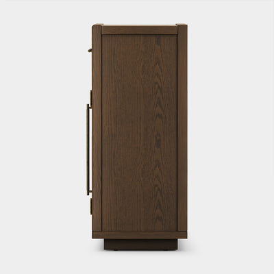 Alvar Arched 61" Oak Sideboard with Drawers(Set of 2)