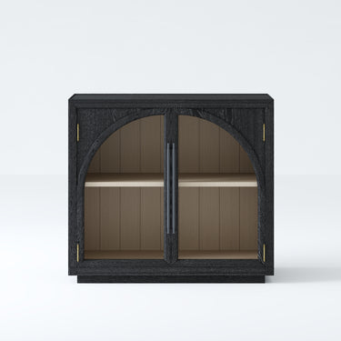 Alvar Arched Oak Media Console（Set of 4）