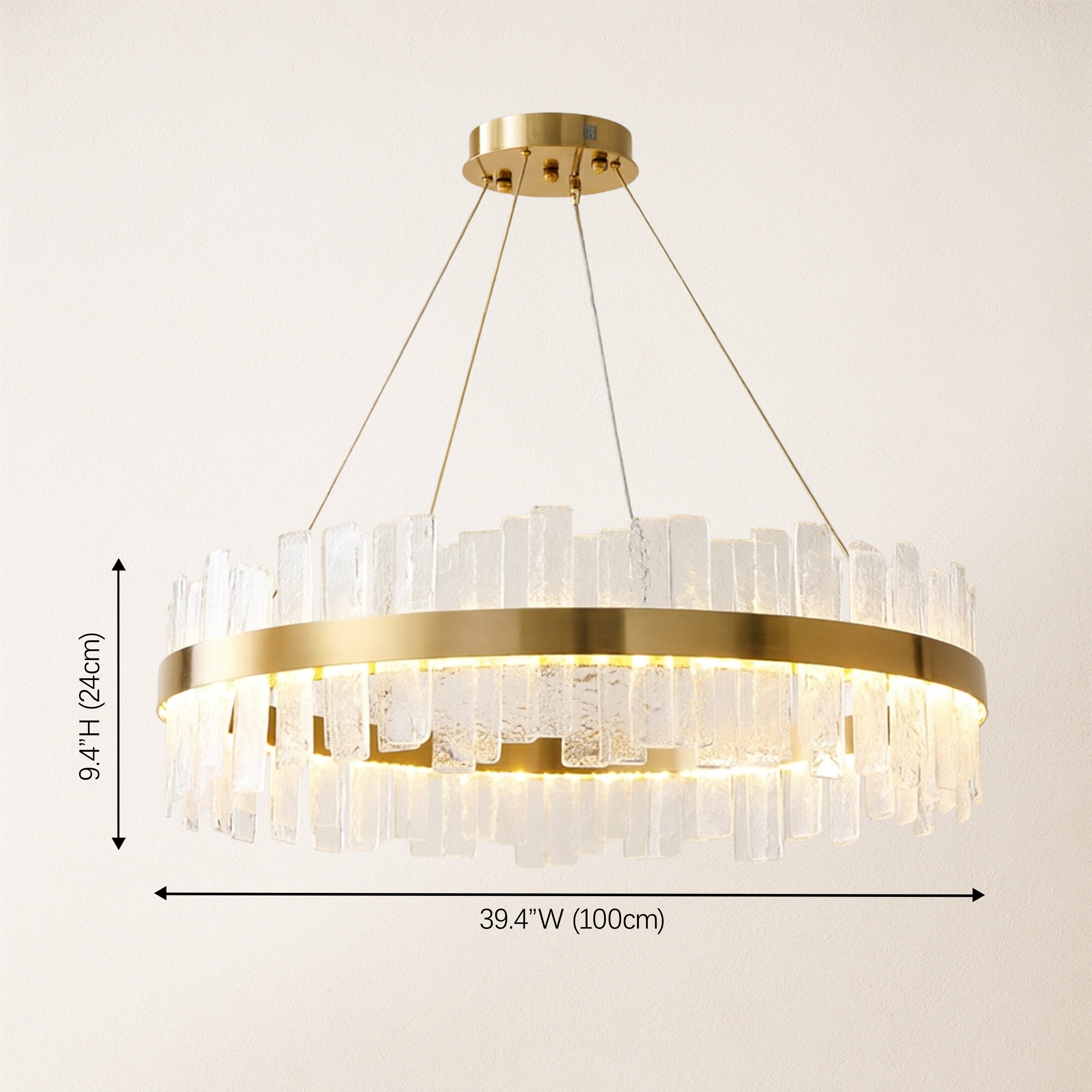 Virezza Crystal Round Chandelier