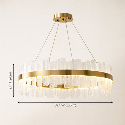 Virezza Crystal Round Chandelier
