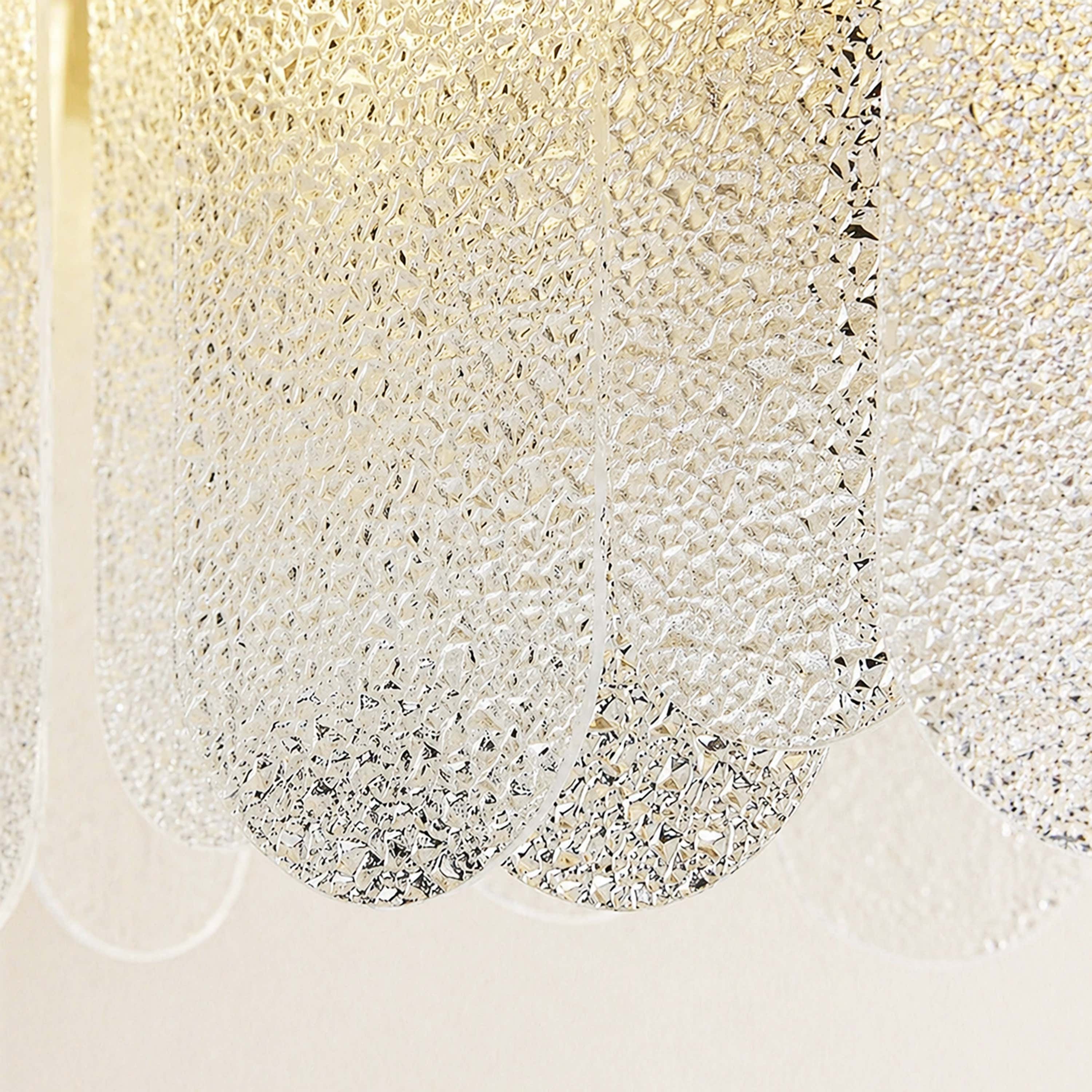 Prismora Glass Round Chandelier