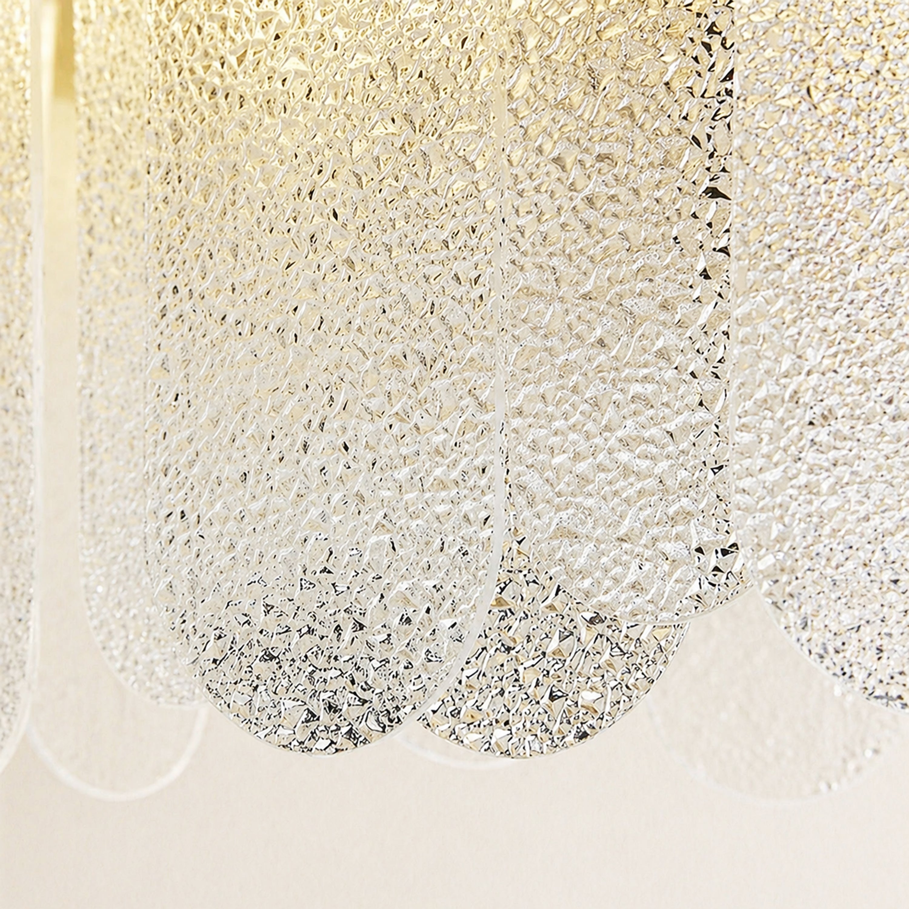 Prismora Glass Round Chandelier