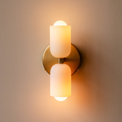 Caleb Glass Wall Sconce 12 cm W