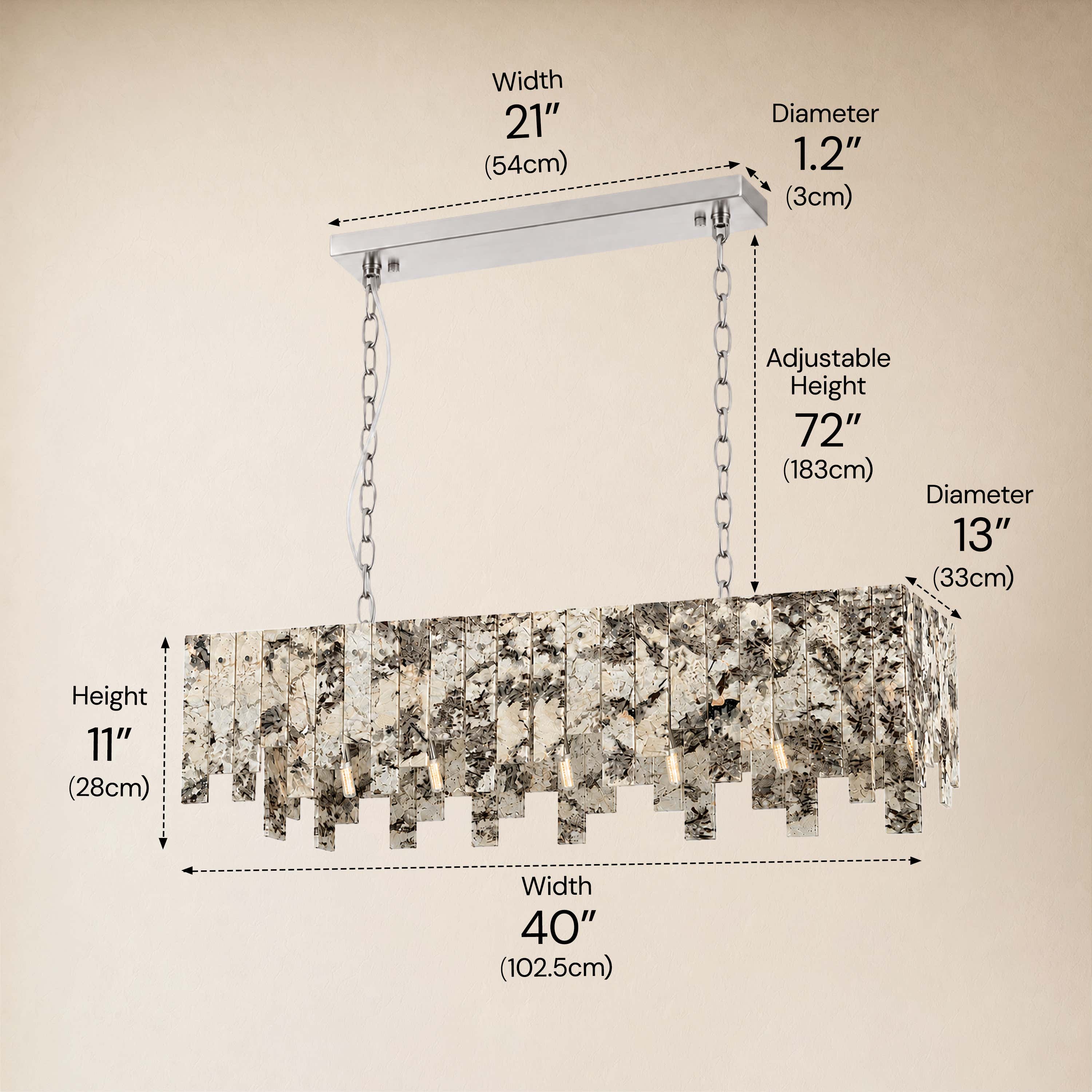 #Finish_Silver,size_40" dimensions 6