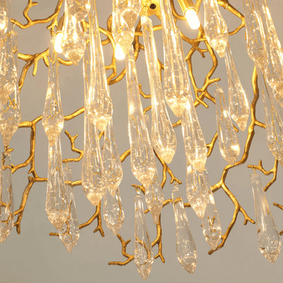 Aurevia Dome Glass Chandelier