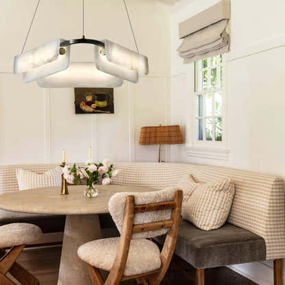 Deli Alabaster Chandelier 60cm D