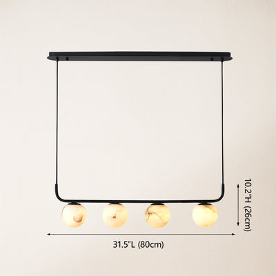 Betrica Alabaster Linear Chandelier